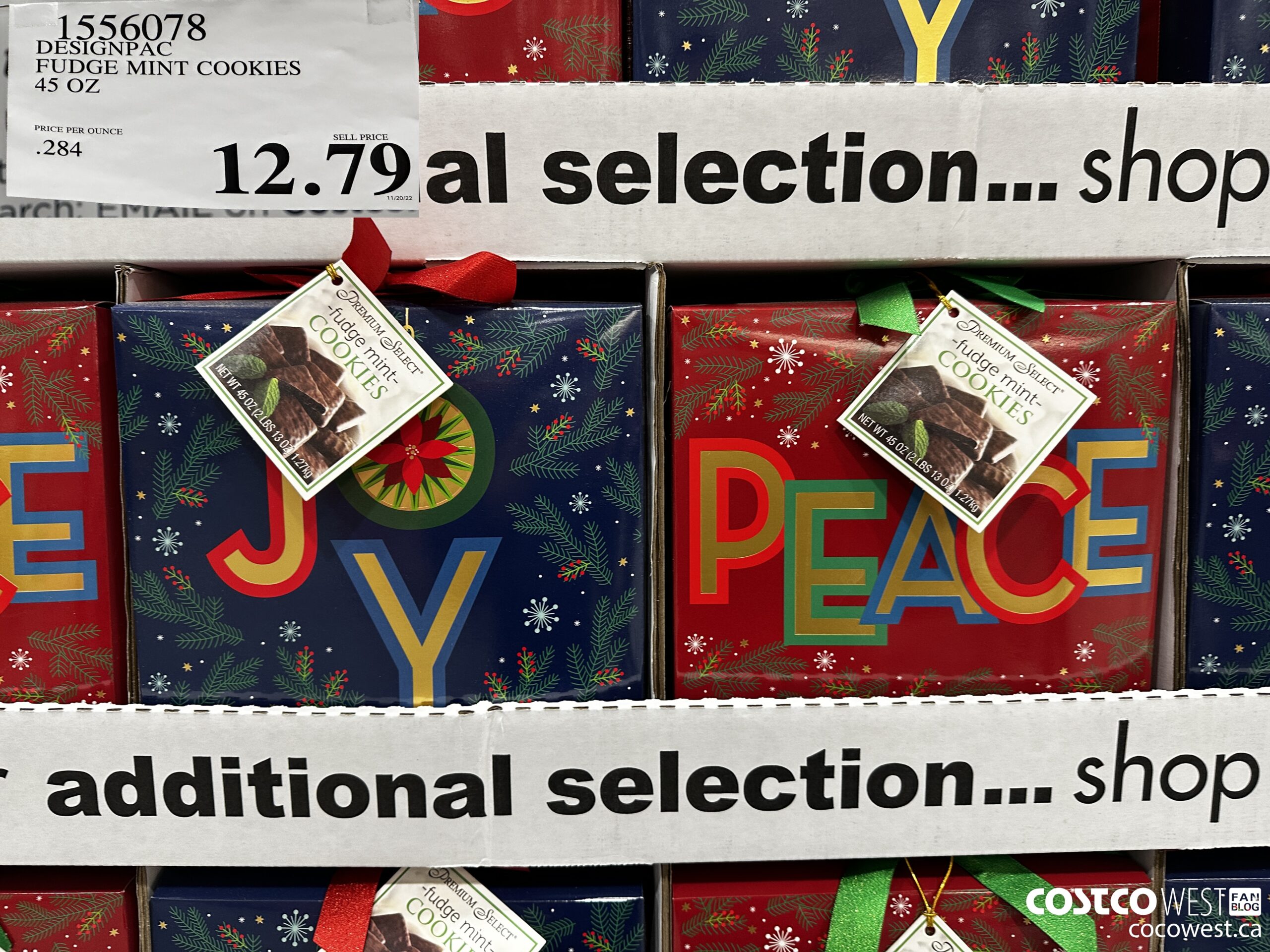 1556078 DESIGNPAC FUDGE MINT COOKIES 45 OZ $12.79