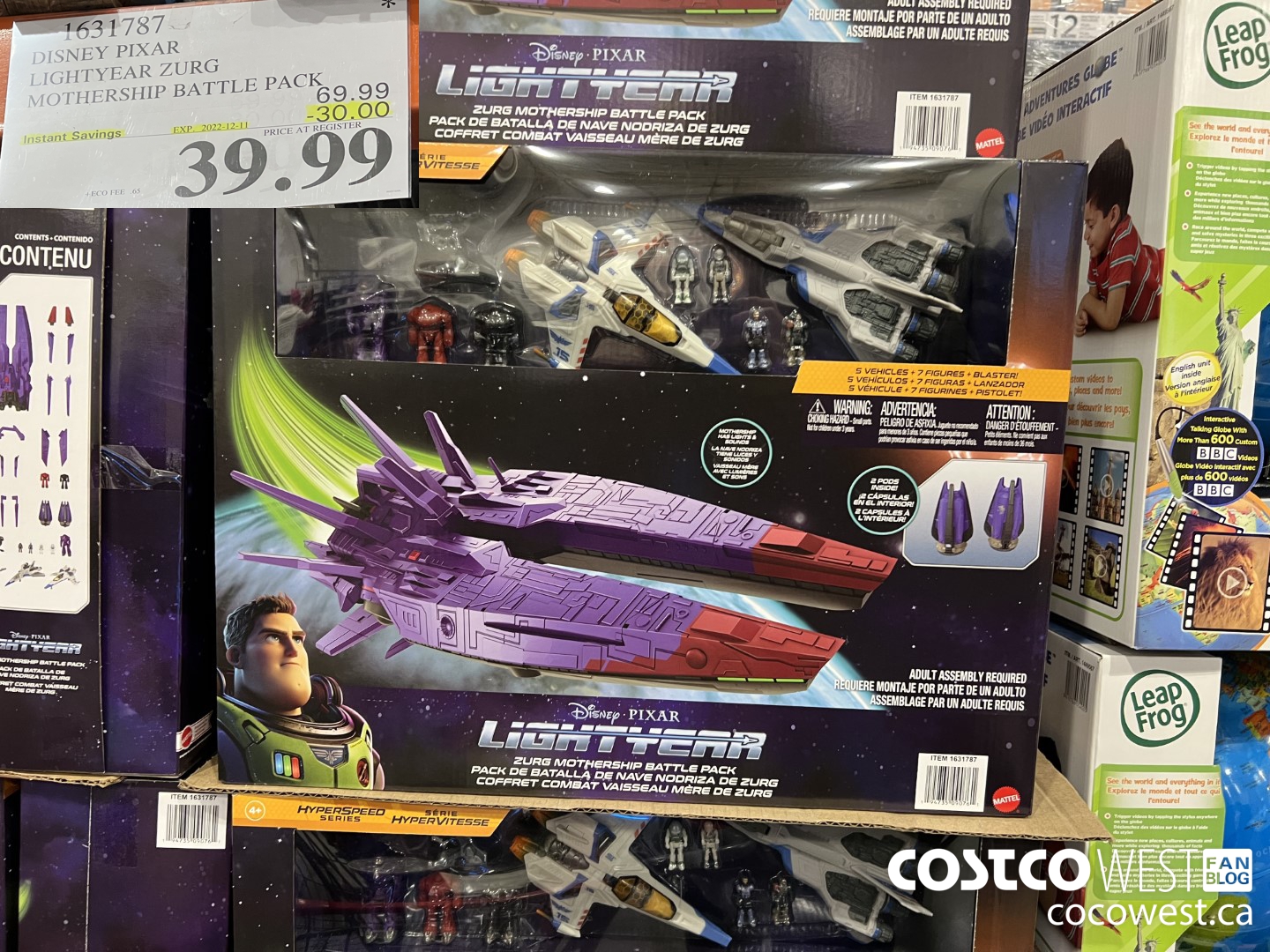 1631787 DISNEY PIXAR LIGHTYEAR ZURG MOTHERSHIP BATTLE PACK ($30.00 INSTANT SAVINGS EXPIRES ON 2022-12-11) $39.99