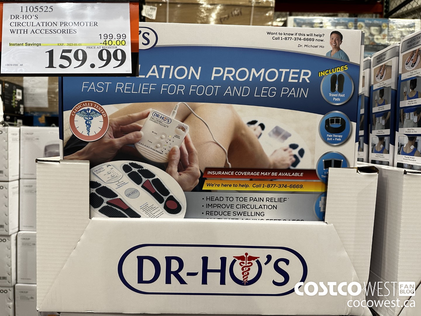 1105525 DR-HO'S CIRCULATION PROMOTER WITH ACCESSORIES ($40.00 INSTANT SAVINGS EXPIRES ON 2023-01-01) $159.99