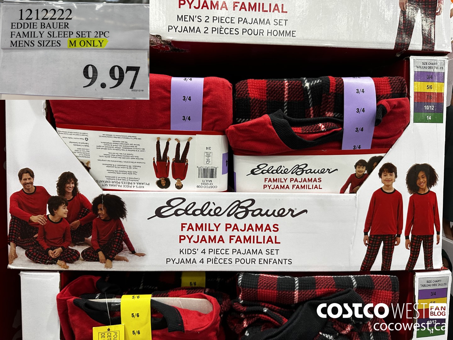 1212222 EDDIE BAUER FAMILY SLEEP SET 2PC MENS SIZES M ONLY $9.97