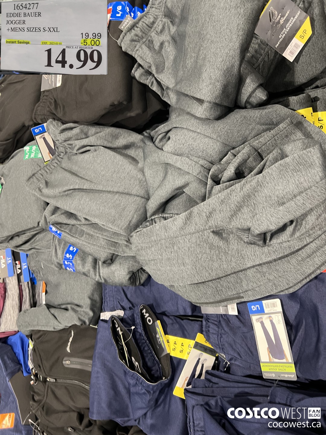 1654277 EDDIE BAUER JOGGER MENS SIZES S-XXL ($5.00 INSTANT SAVINGS EXPIRES ON 2023-01-01) $14.99