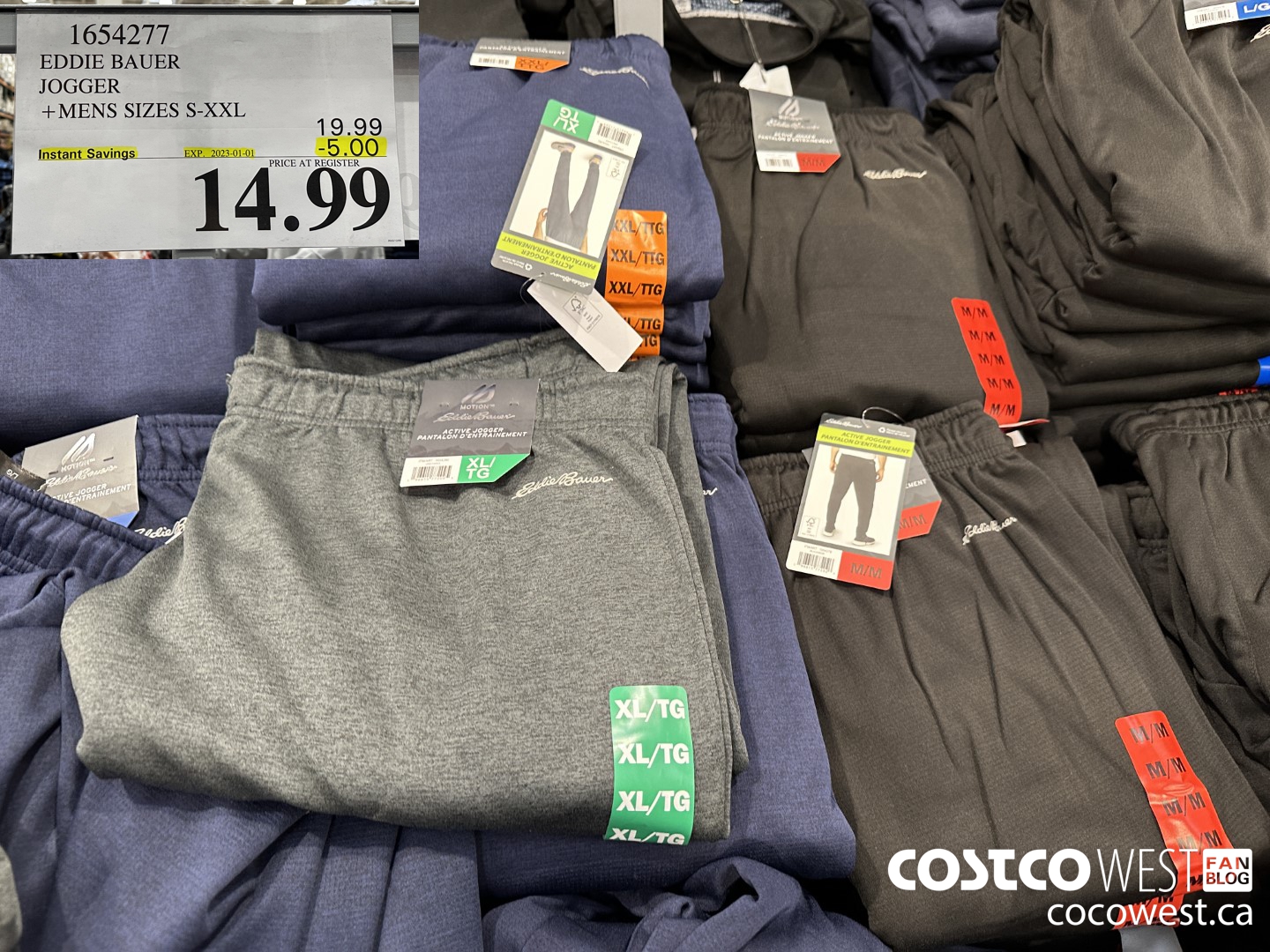 1654277 EDDIE BAUER JOGGER MENS SIZES S-XXL ($5.00 INSTANT SAVINGS EXPIRES ON 2023-01-01) $14.99