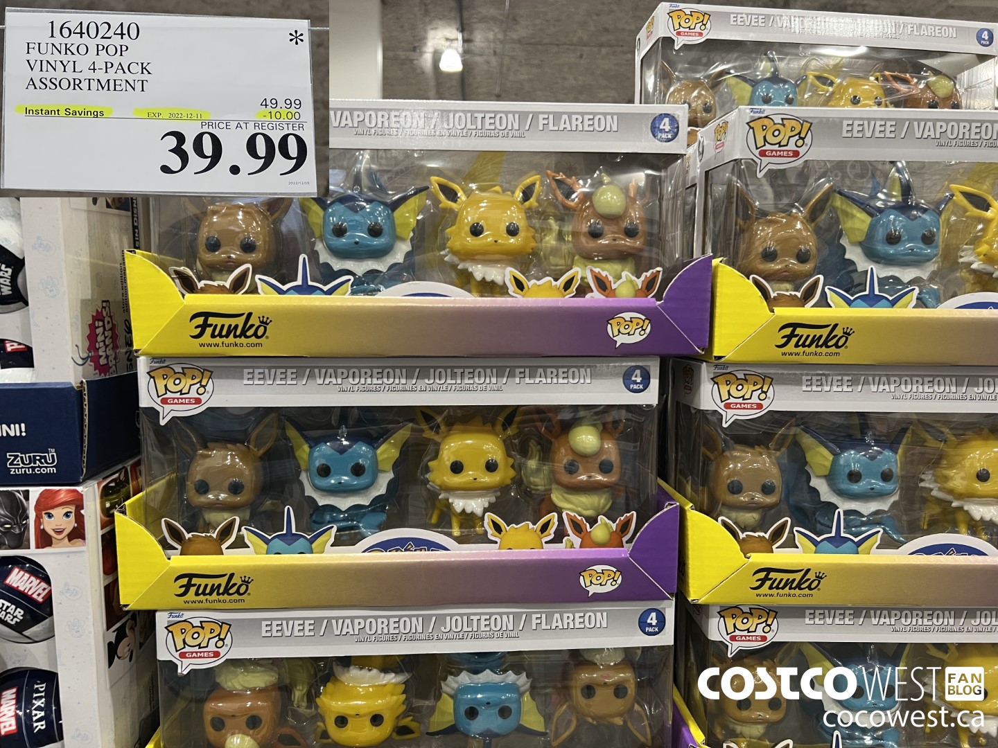 1640240 FUNKO POP VINYL 4-PACK ASSORTMENT ($10.00 INSTANT SAVINGS EXPIRES ON 2022-12-11) $39.99
