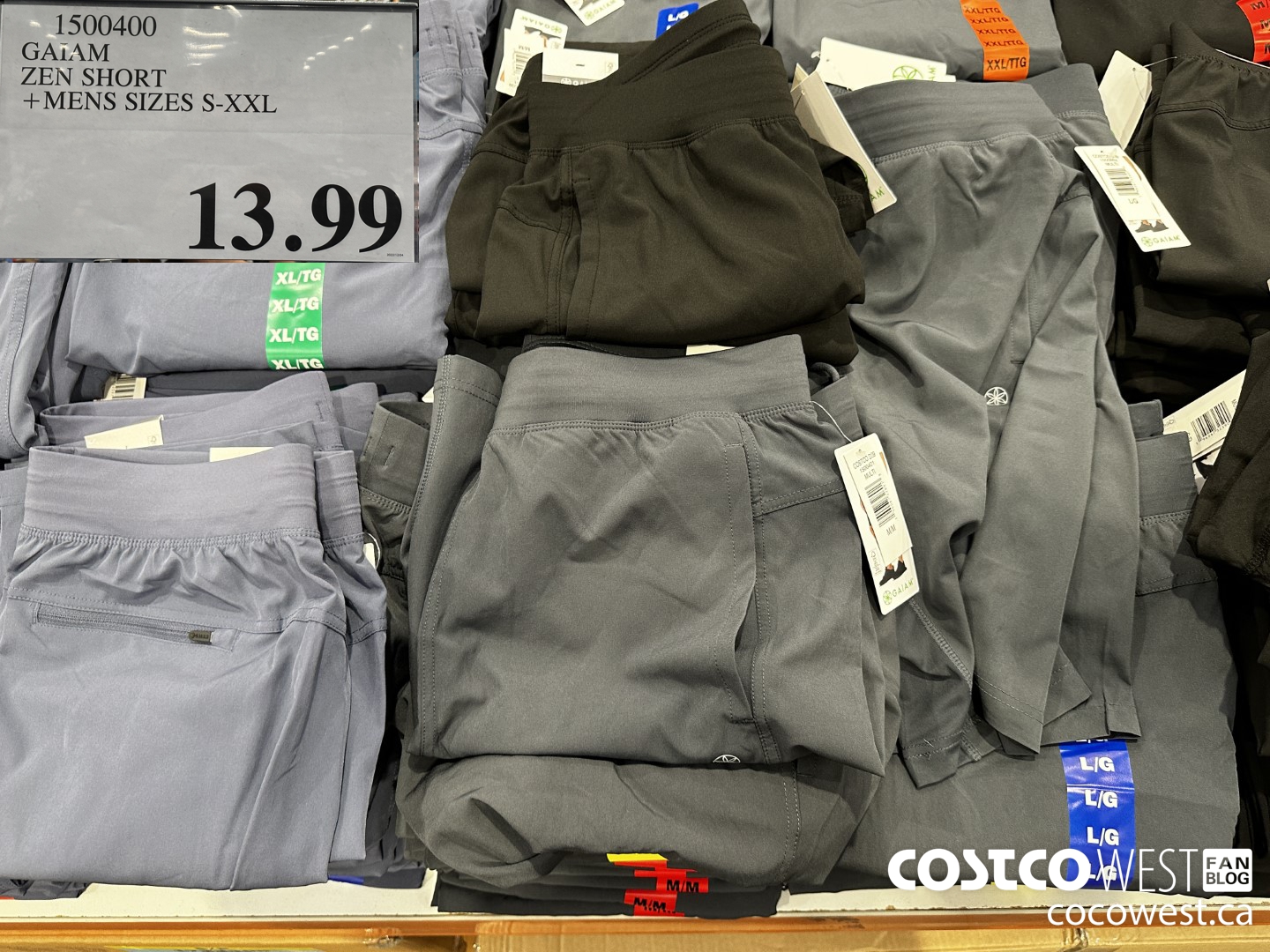 1500400 GAIAM ZEN SHORT MENS SIZES S XXL 4 00 INSTANT SAVINGS EXPIRES ON  2023 01 29 9 99 - Costco East Fan Blog