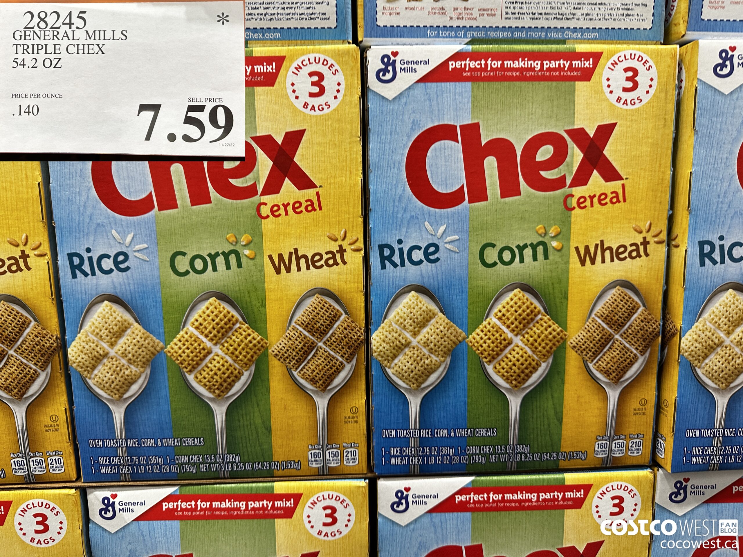 28245 GENERAL MILLS TRIPPLE CHEX 54.2 OZ $7.59