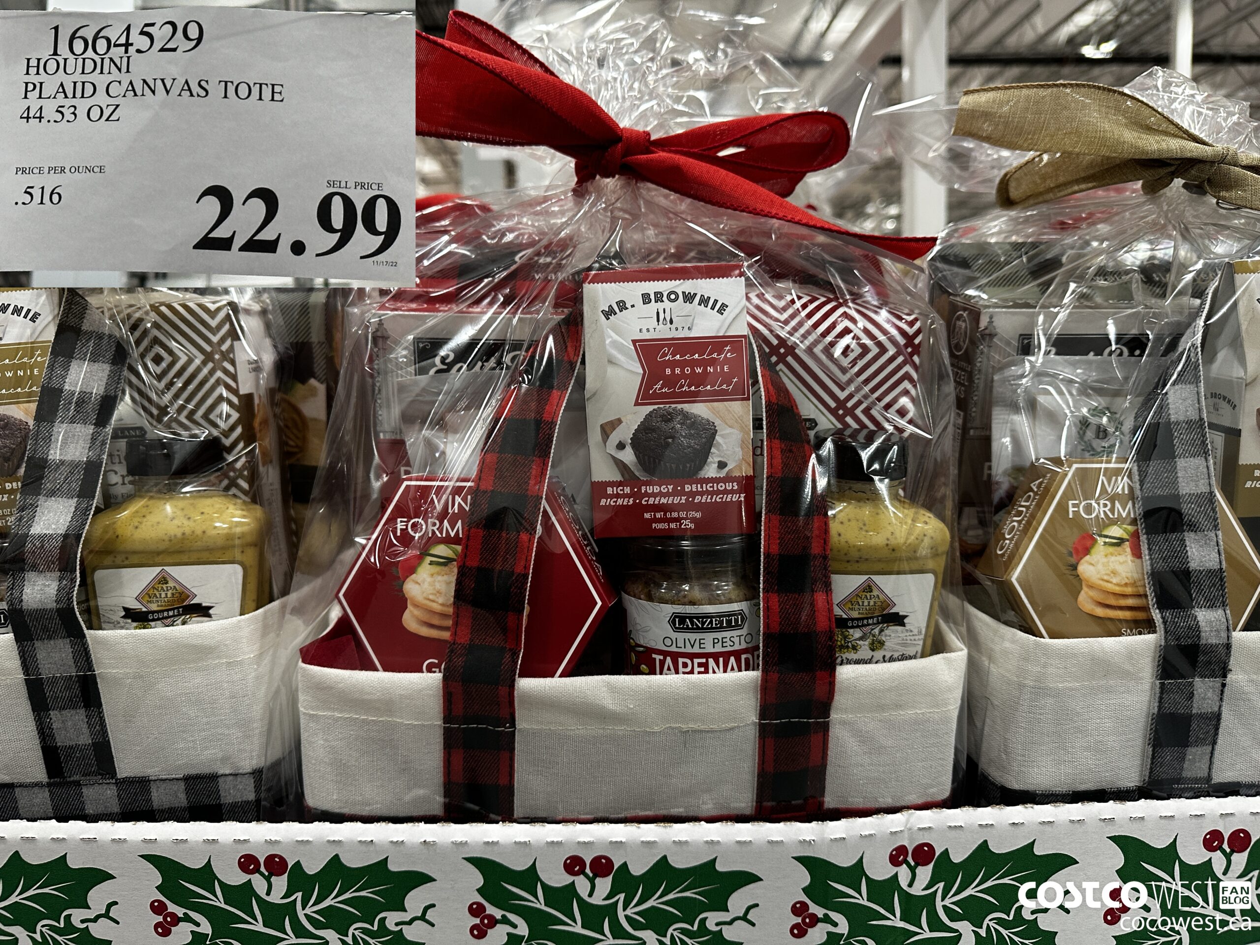 1664529 HOUDINI PLAID CANVAS TOTE 44.53 OZ $22.99