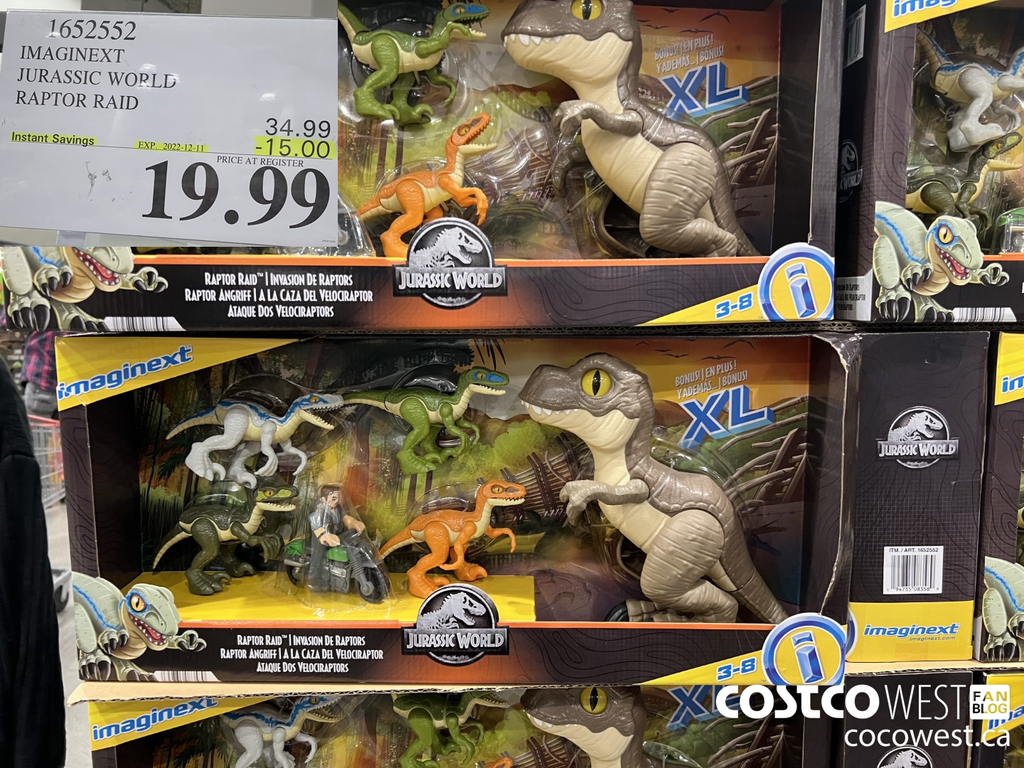 1652552 IMAGINEXT JURASSIC WORLD RAPTOR RAID  ($15.00 INSTANT SAVINGS EXPIRES ON 2022-12-11) $19.99