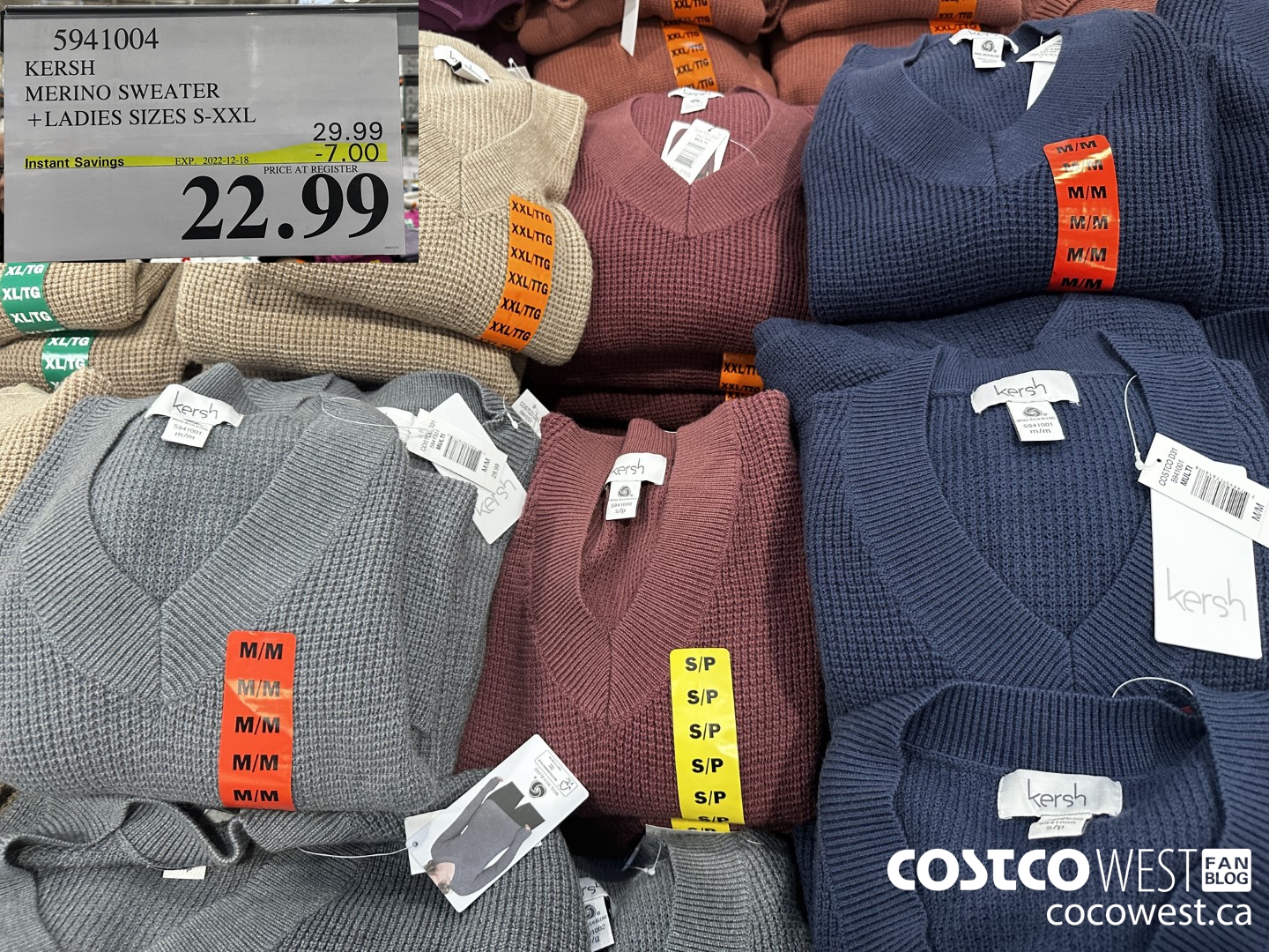 Calvin klein extra fine merino sweater on sale costco