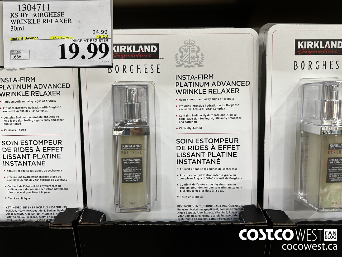 1304711 KS BY BORGHESE WRINKLE RELAXER 30mL ($5.00 INSTANT SAVINGS EXPIRES ON 2023-01-01) $19.99