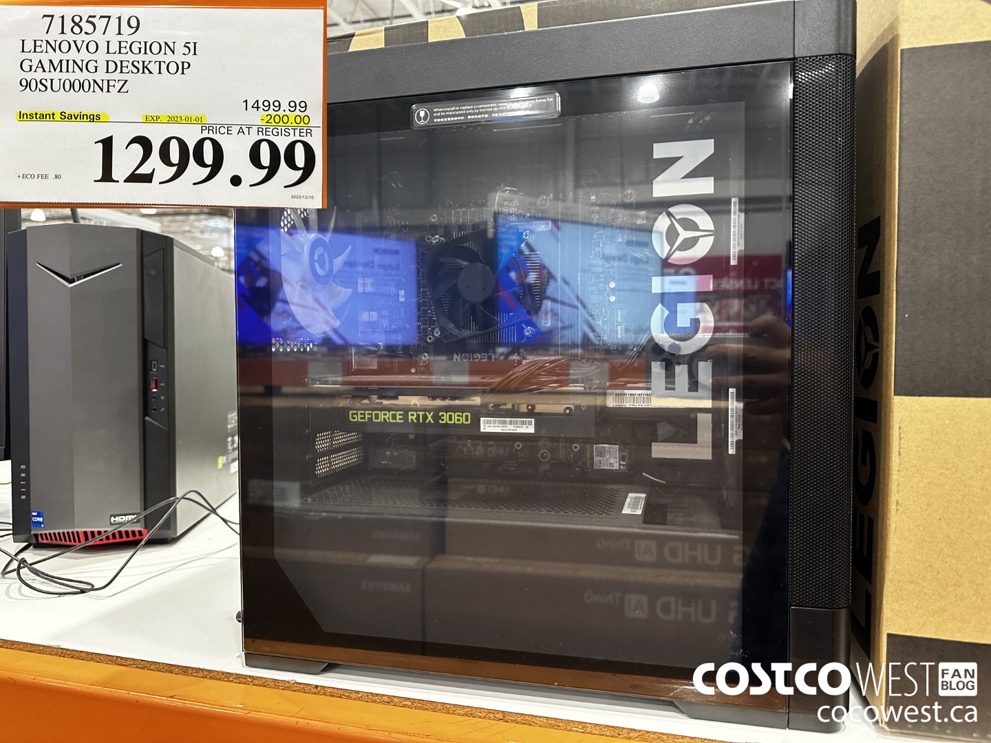 7185719 LENOVO LEGION 5I GAMING DESKTOP 90SU000NFZ ($200.00 INSTANT SAVINGS EXPIRES ON 2023-01-01) $1299.99