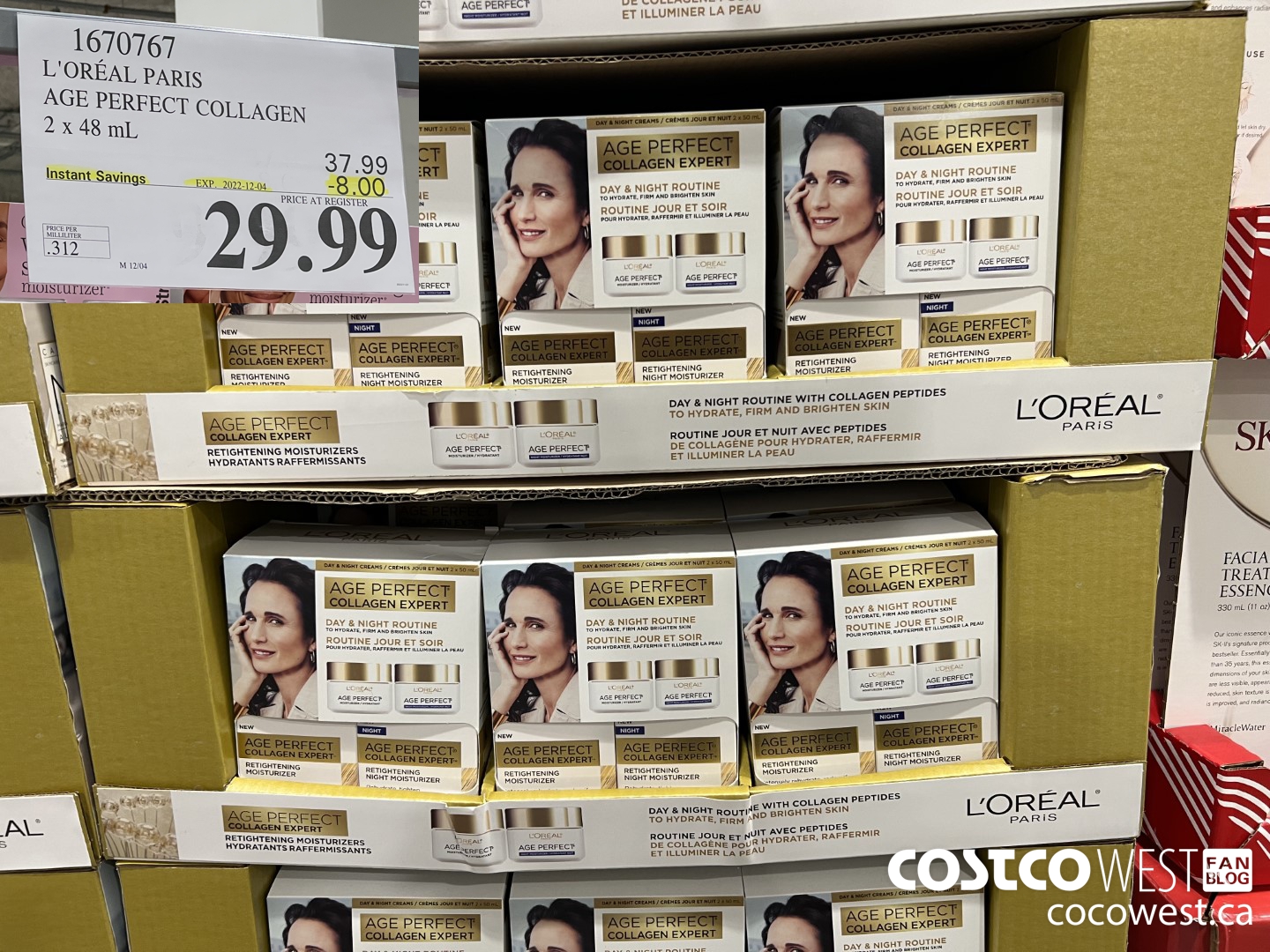 1670767 L'OREAL PARIS AGE PERFECT COLLAGEN 2 X 48 ML ($8.00 INSTANT SAVINGS EXPIRES ON 2022-12-04) $29.99