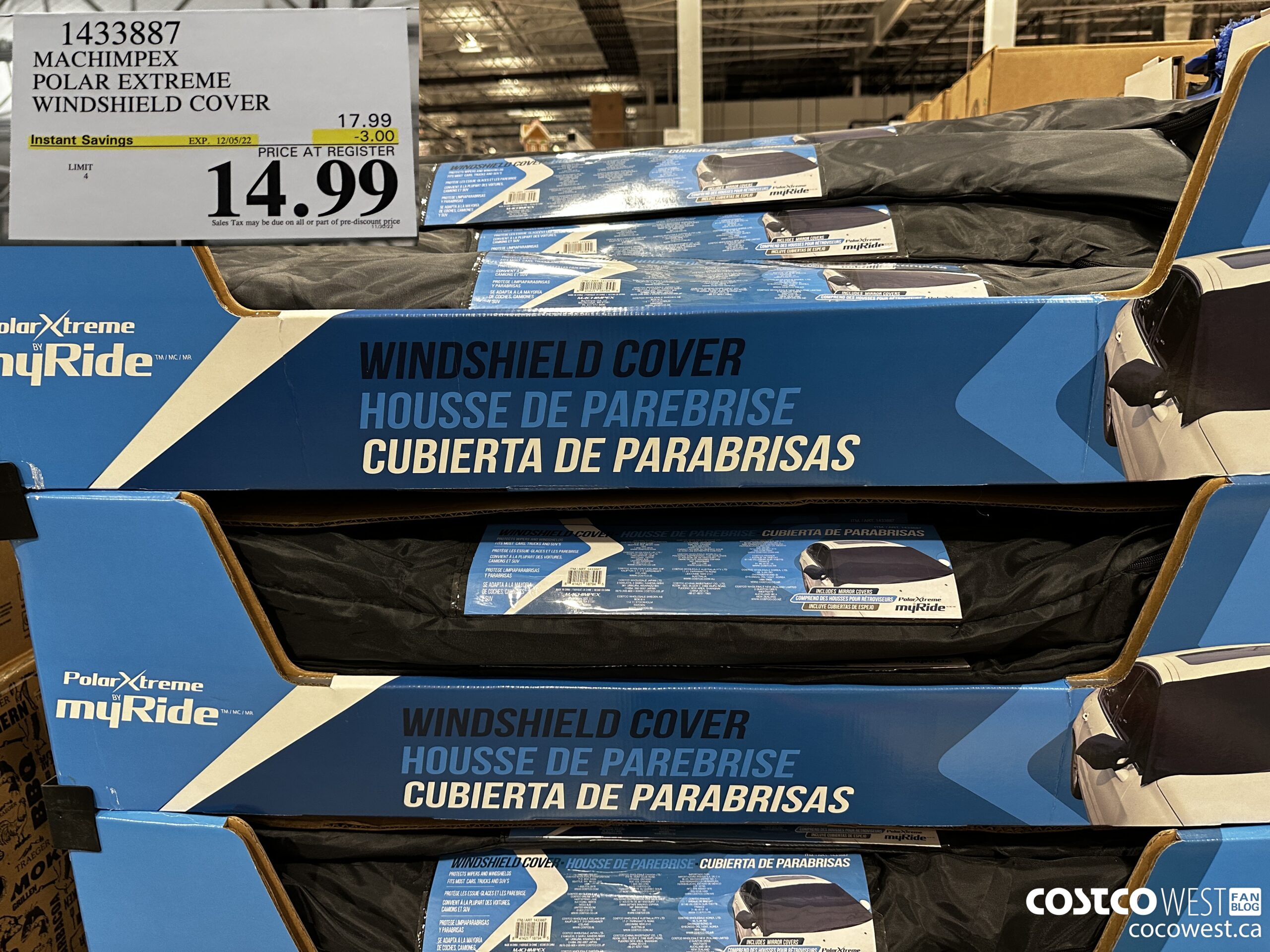 1433887 MACHIMPEX POLAR EXTREME WINDSHIELD COVER ($3.00 INSTANT SAVINGS EXPIRES ON 2022-12-05) $14.99