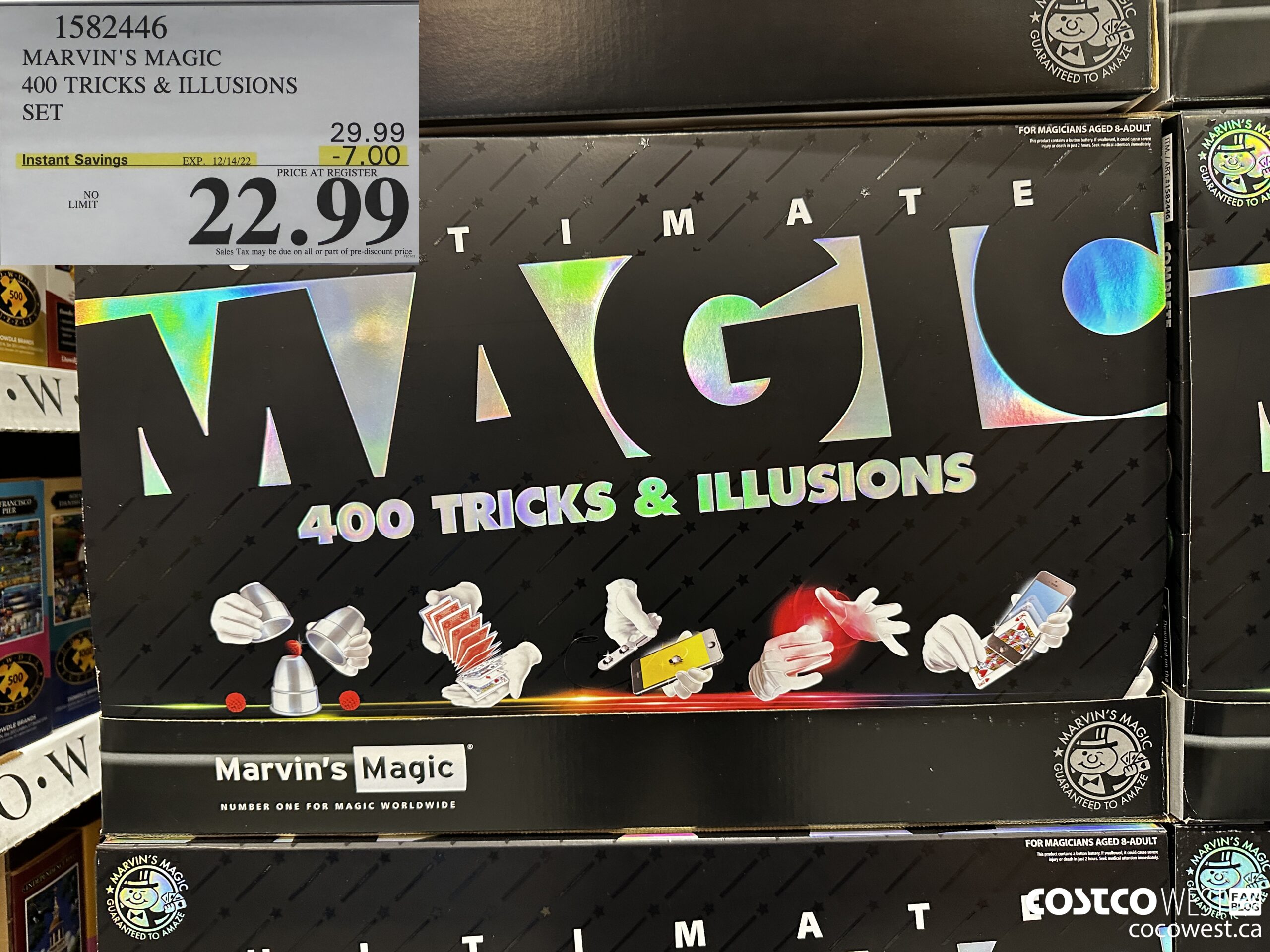 1582446 MARVIN'S MAGIC 400 TRICKS & ILLUSIONS SET ($7.00 INSTANT SAVINGS EXPIRES ON 2022-12-14) $22.99