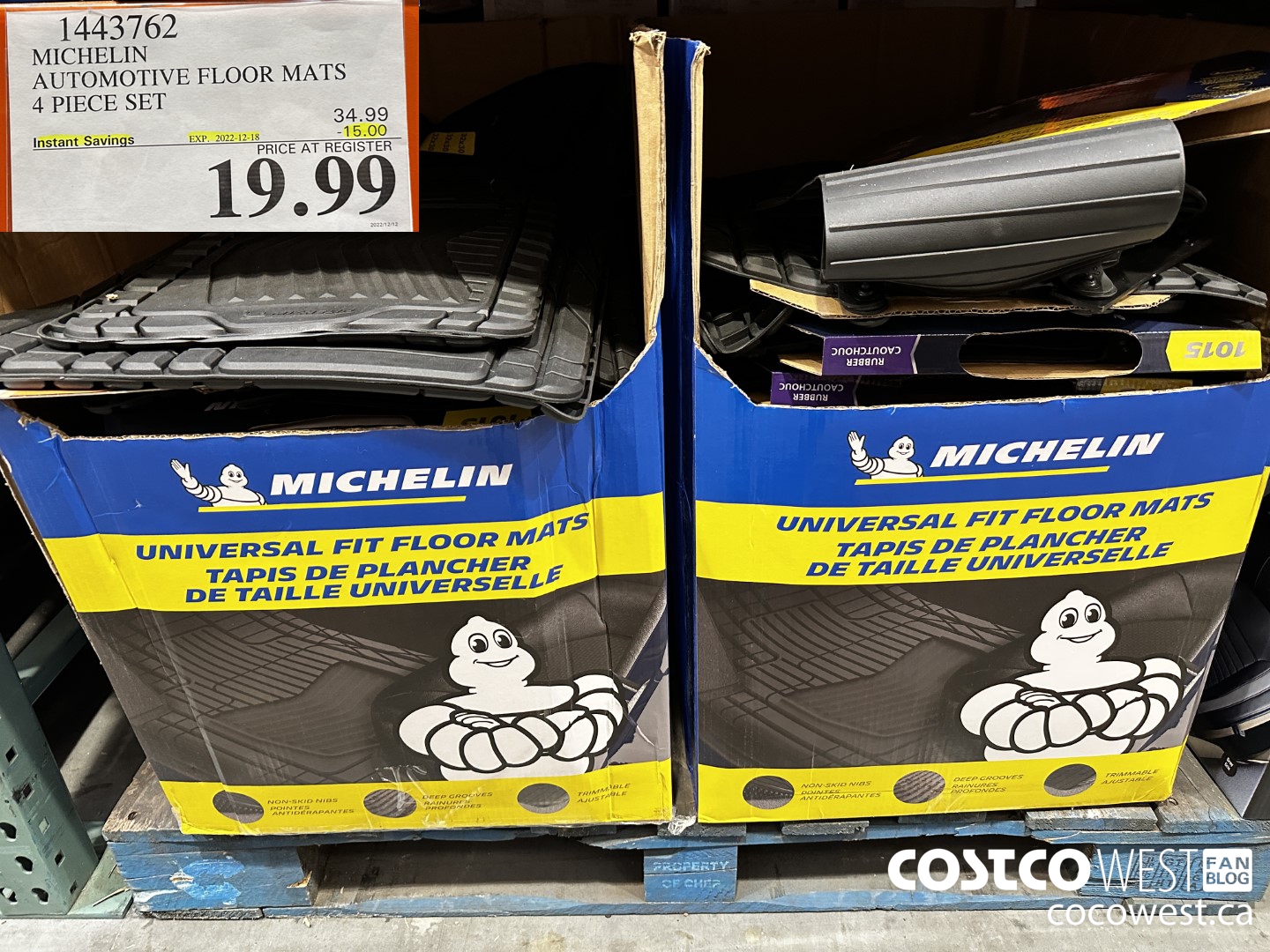 Costco Flyer Costco Sale Items For Dec 12 18 2022 For BC AB MB SK   MICHELIN AUTOMOTIVE FLOOR MATS 4 PIECE SET 20221212 110056 