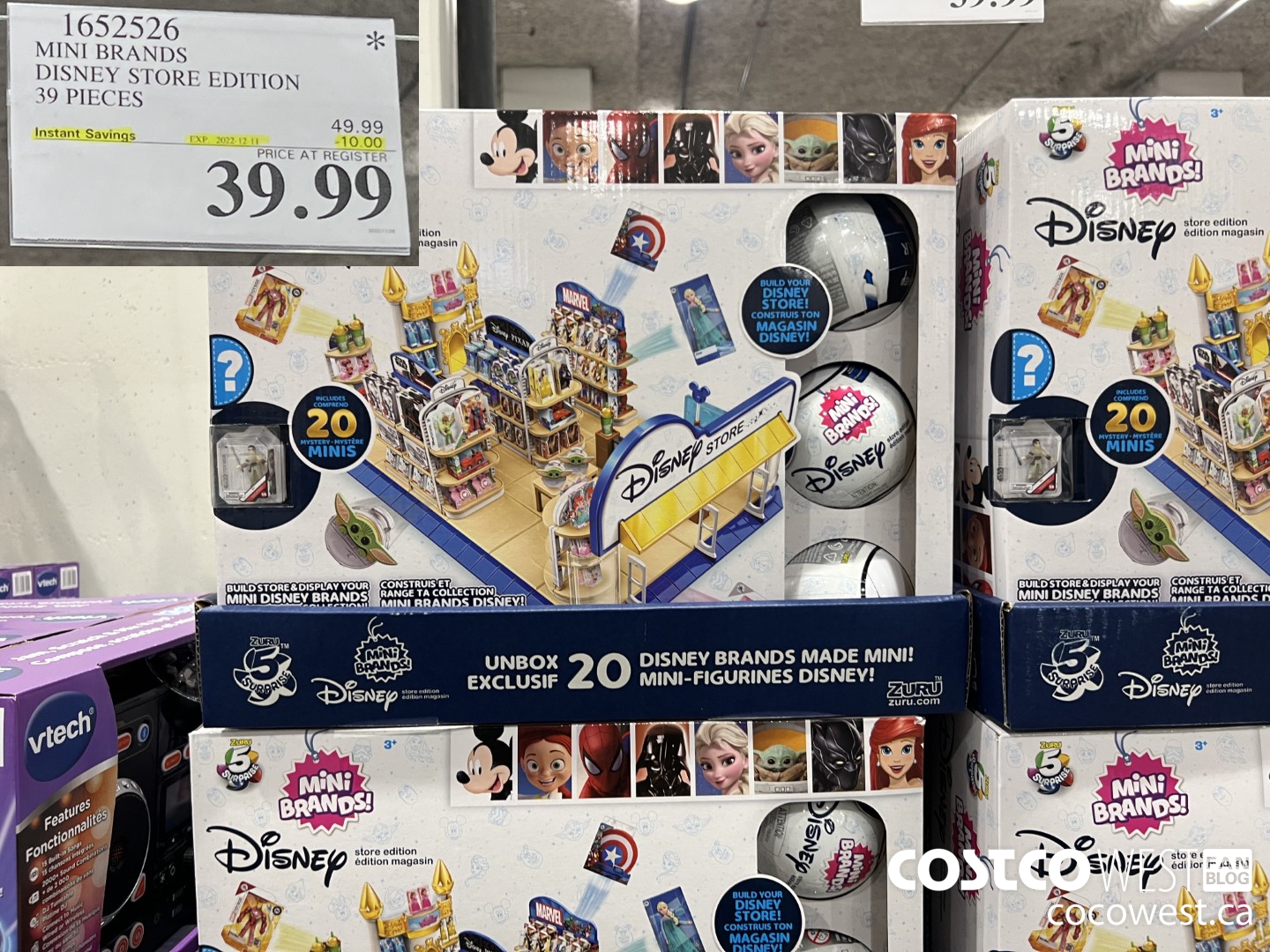 1652526 MINI BRANDS DISNEY STORE EDITION 39 PIECES ($10.00 INSTANT SAVINGS EXPIRES ON 2022-12-11) $39.99