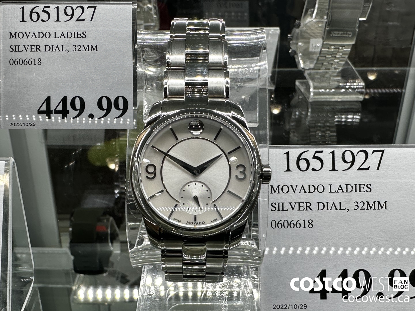 Movado ladies watches outlet costco