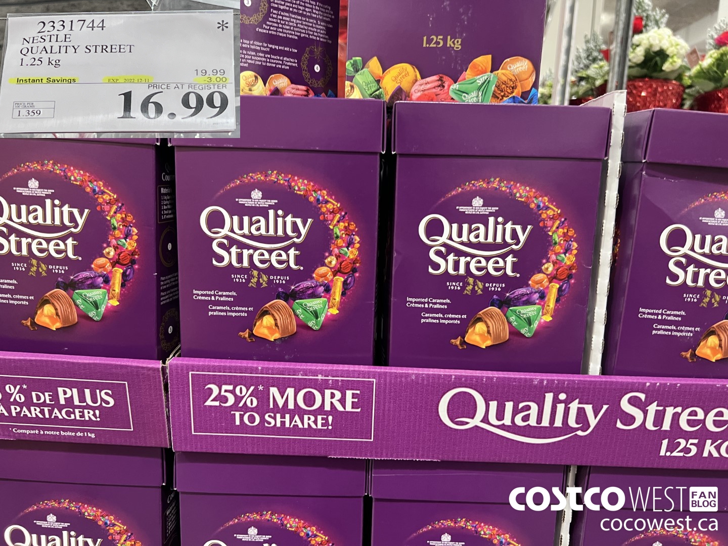 2331744 NESTLE QUALITY STREET 1.25 kg ($3.00 INSTANT SAVINGS EXPIRES ON 2022-12-11) $16.99