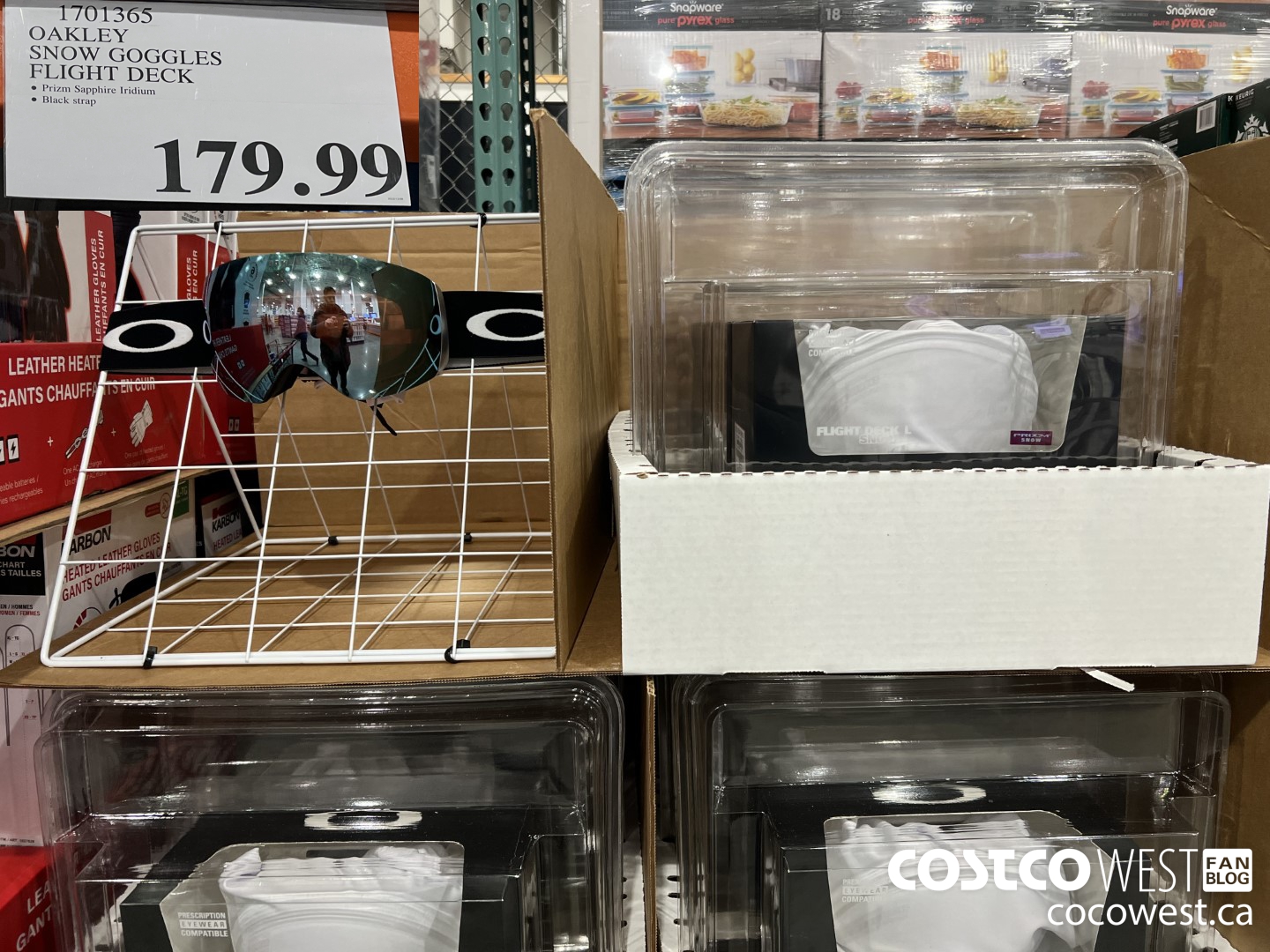 1701365 OAKLEY SNOW GOGGLES FLIGHT DECK $179.99