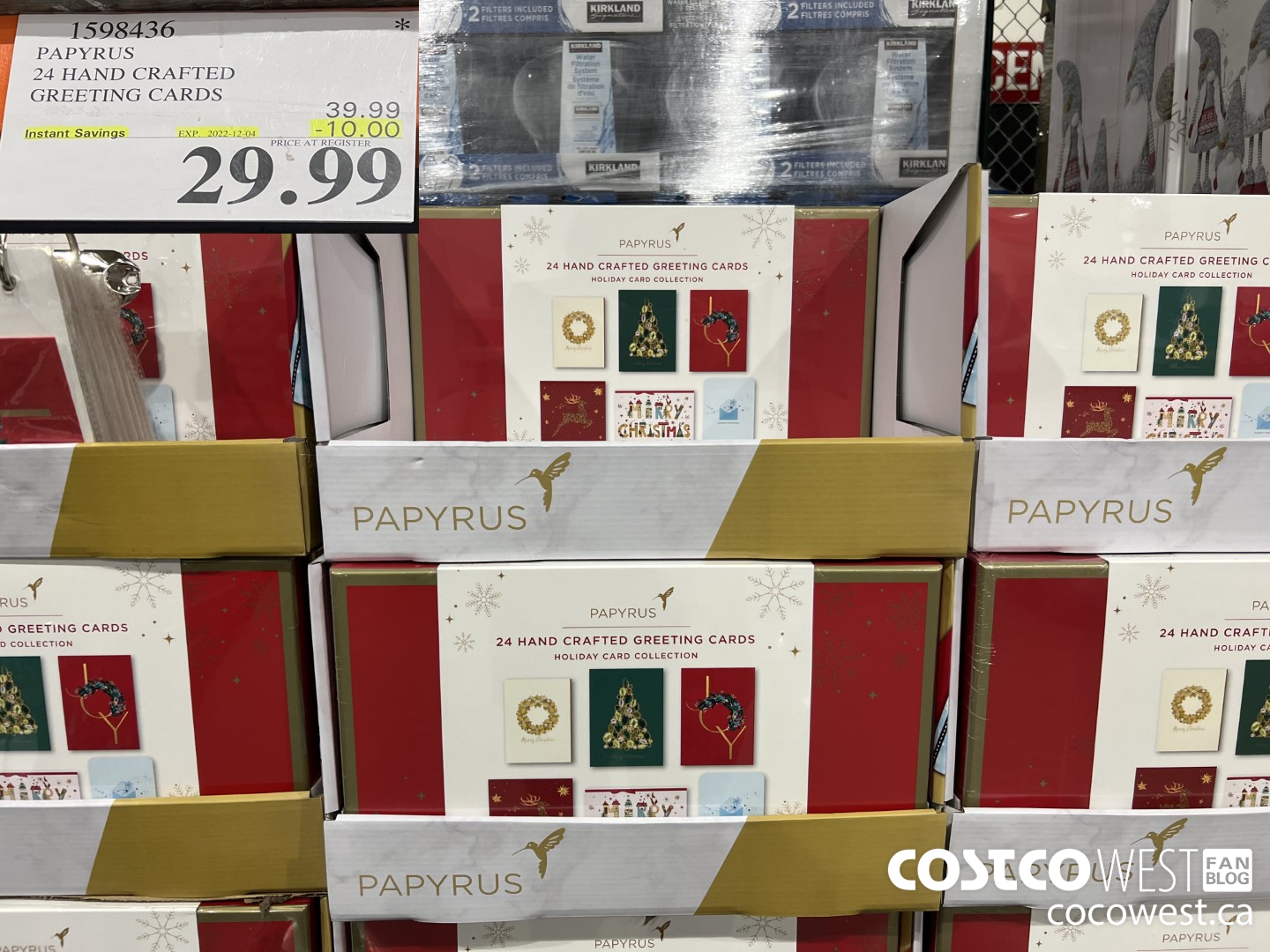 1598436 PAPYRUS 24 HAND CRAFTED GREETING CARDS ($10.00 INSTANT SAVINGS EXPIRES ON 2022-12-04) $29.99