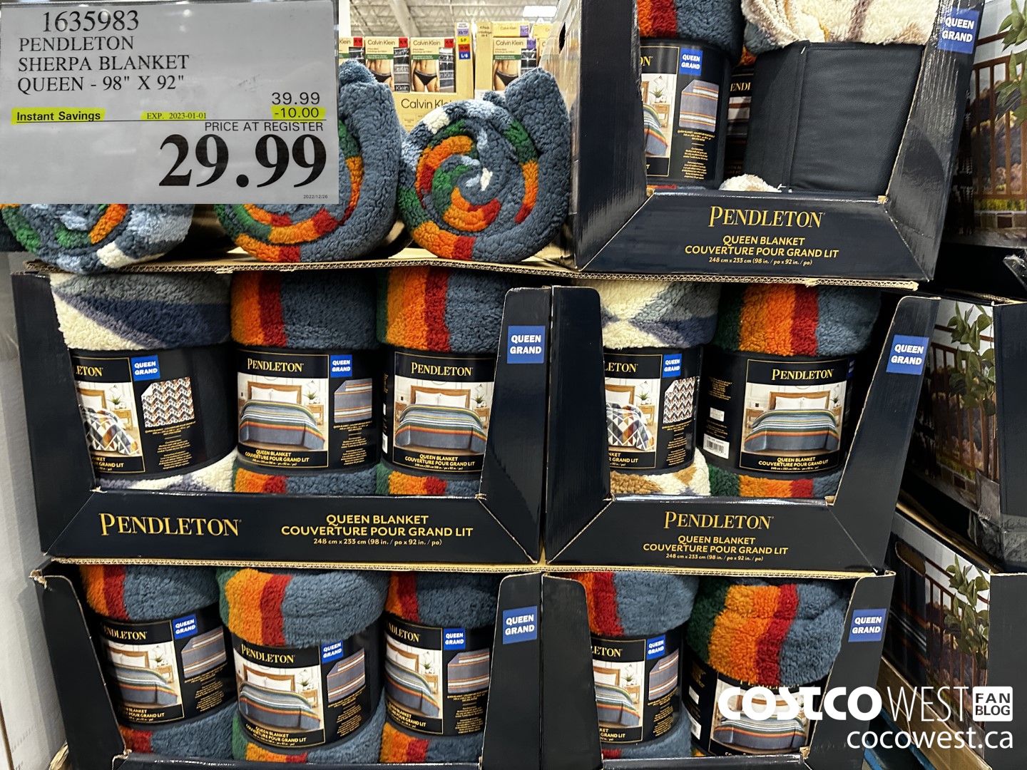 1635983 PENDLETON SERPA BLANKET QUEEN - 98