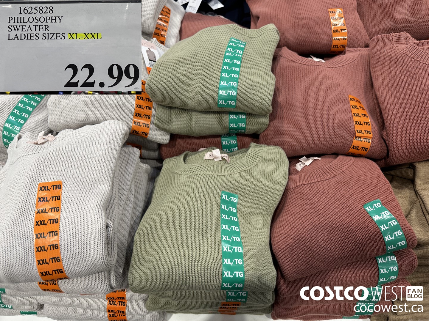 Costco Fall 2022 Superpost – The Entire Clothing Section - Sweaters,  Jackets and Boots! - Costco West Fan Blog