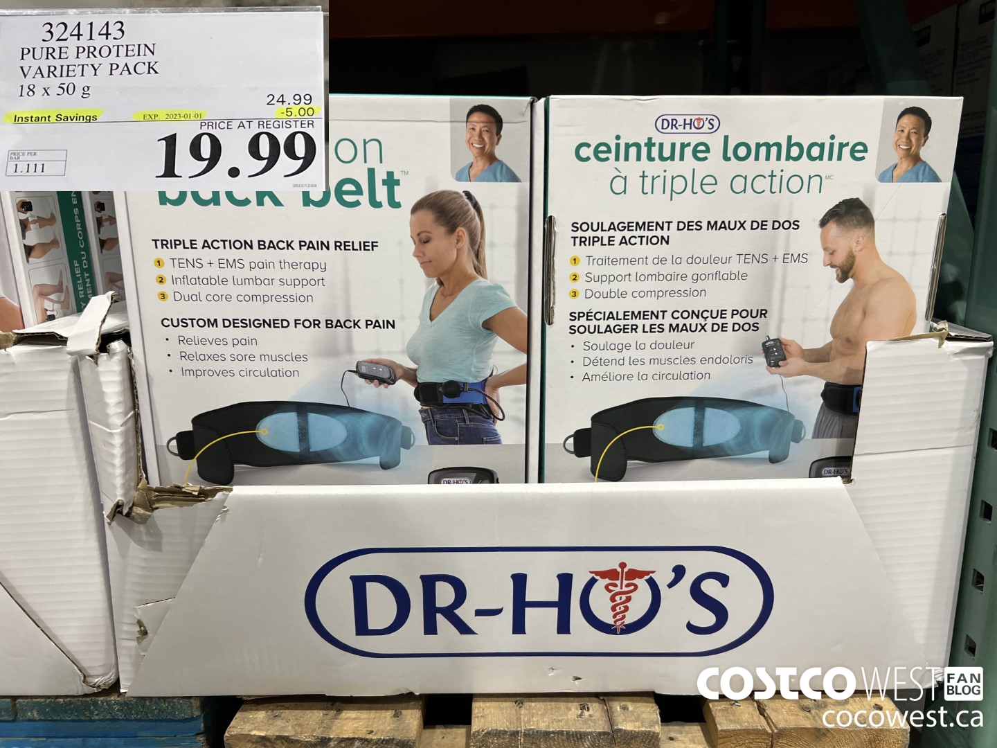 324143 PURE PROTEIN VARIETY PACK 18 X 50G ($5.00 INSTANT SAVINGS EXPIRES ON 2023-01-01) $19.99