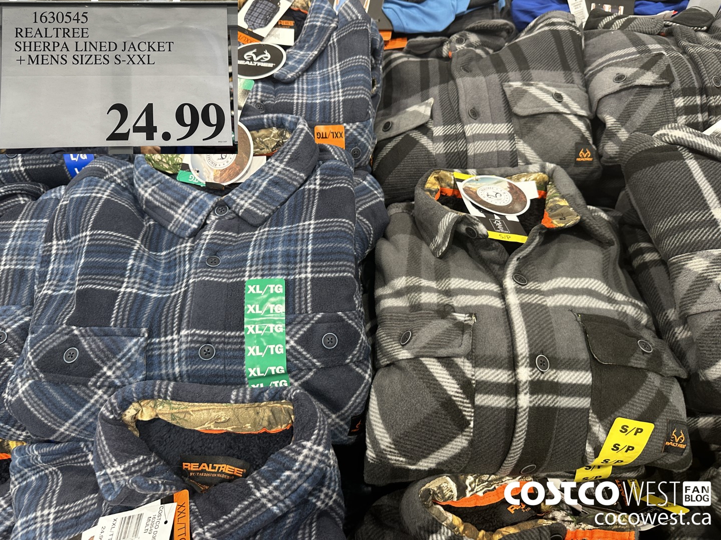 Costco fleece lined clearance flannel