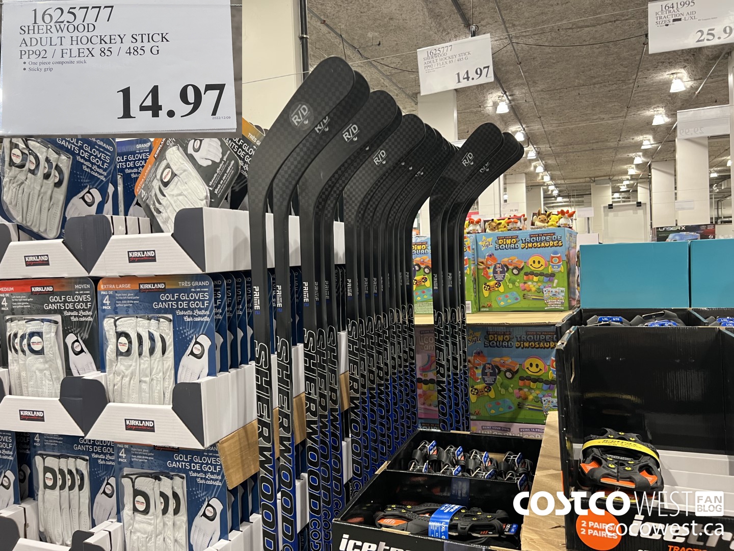 1625777 SHERWOOD ADULT HOCKEY STICK PP92 / FLEX 85 / 485 G $14.97