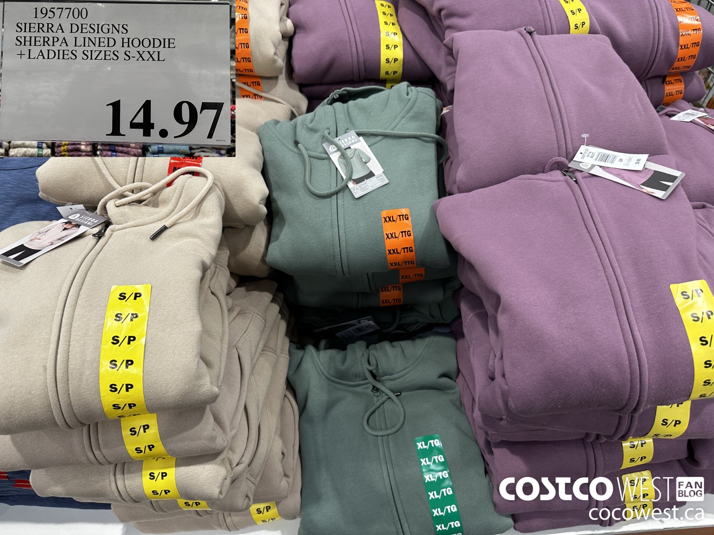 Costco sherpa outlet hoodie