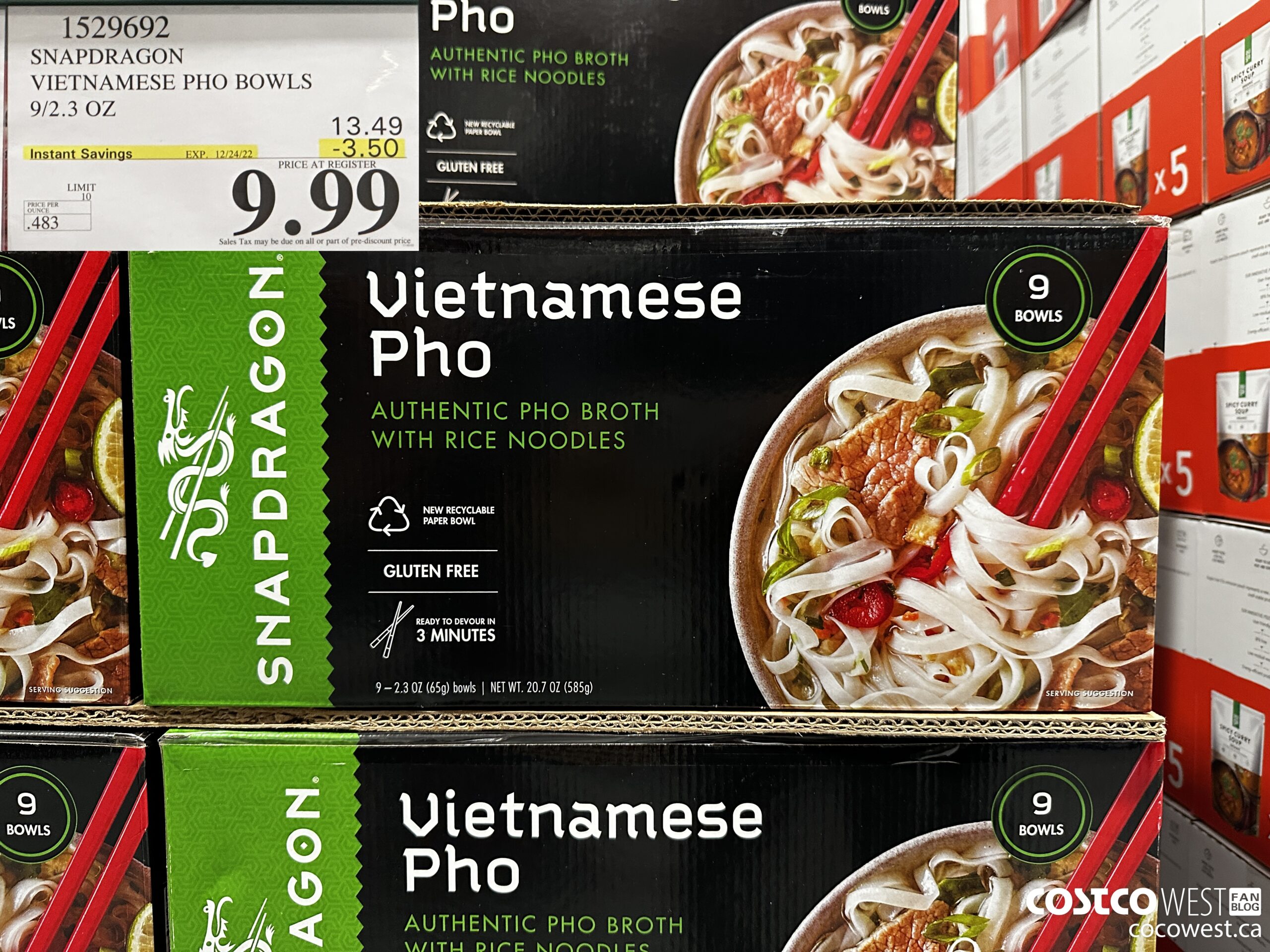 1529692 SNAPDRAGON VIETNAMESE PHO BOWLS 9/2.3 OZ ($3.50 INSTANT SAVINGS EXPIRES ON 2022-12-24) $9.99