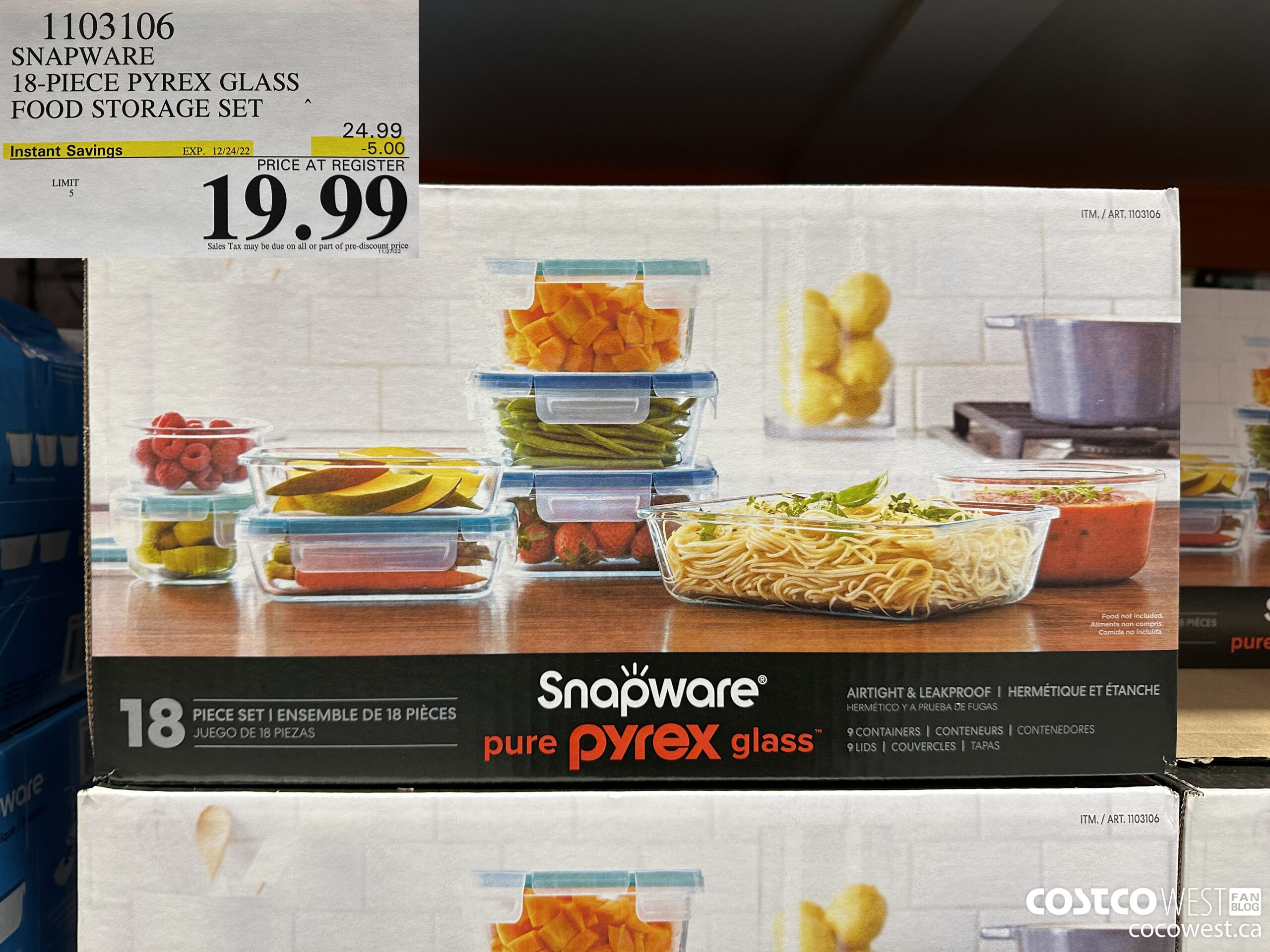 Snapware 38-Piece Set Just $15.99 at Costco + More Pantry Storage Deals