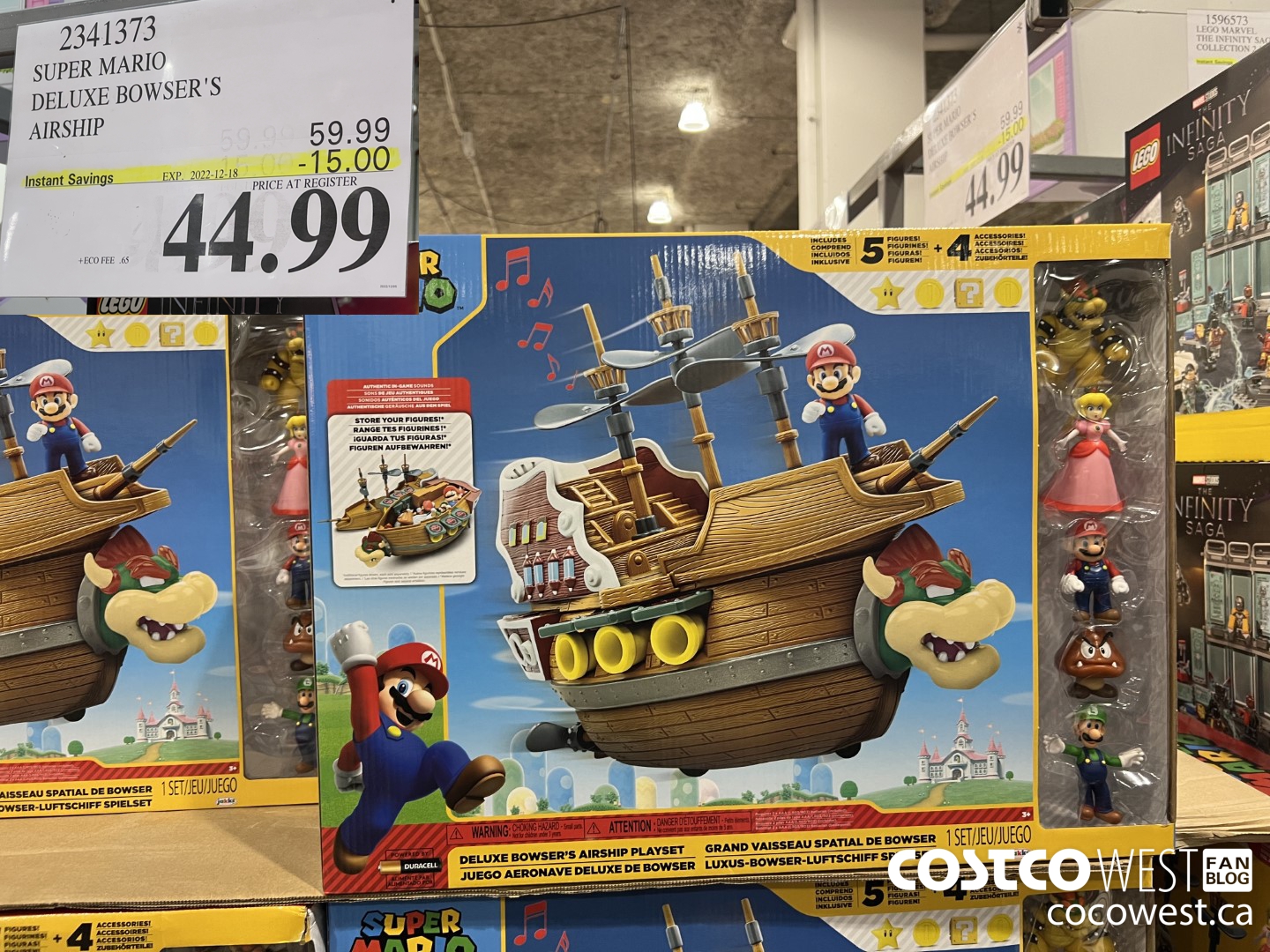 2341373 SUPER MARIO DELUXE BOWSER'S AIRSHIP ($15.00 INSTANT SAVINGS EXPIRES ON 2022-12-18) $44.99