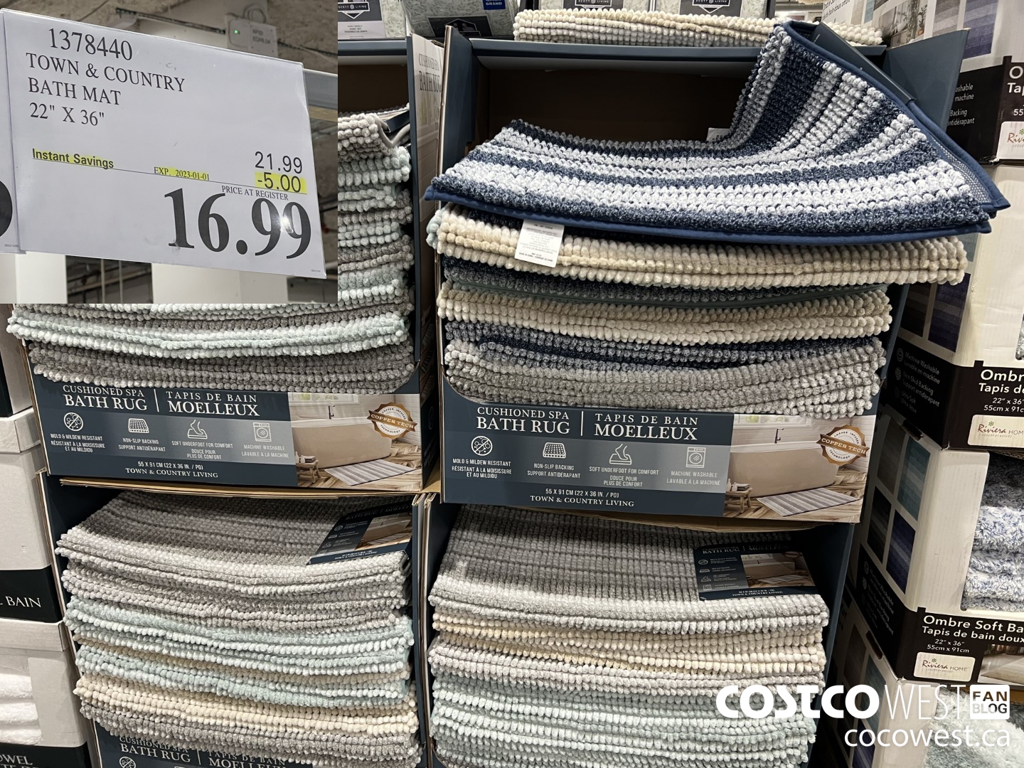 1378440 TOWN & COUNTRY BATH MAT 22