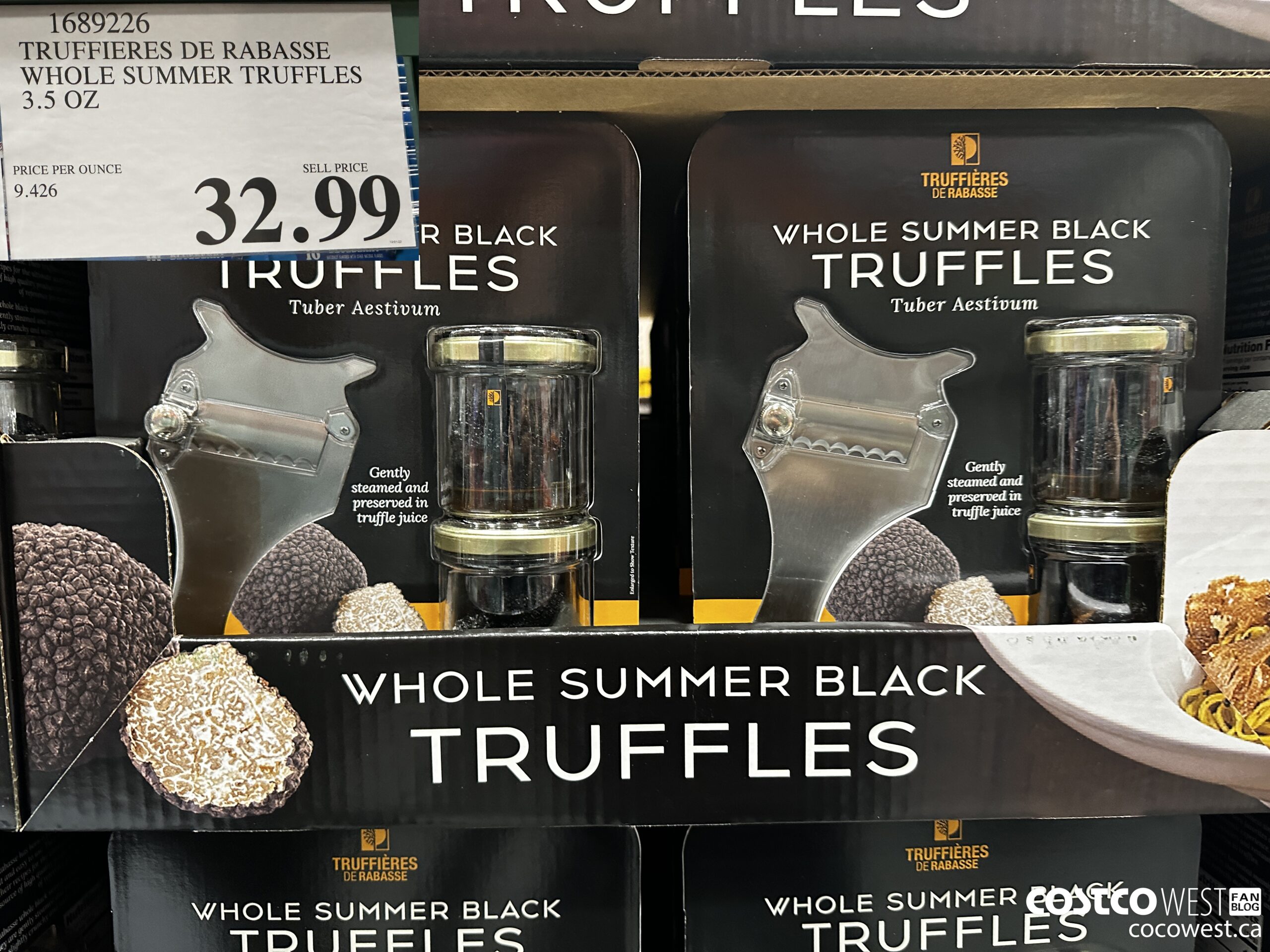 1689226 TRUFFIERES DE RABASSE WHOLE SUMMER TRUFFLES 3.5 OZ $32.99