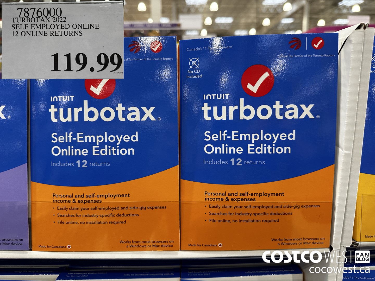 7876000 TURBOTAX 2022 SELF EMPLOYED ONLINE 12 ONLINE RETURNS $119.99
