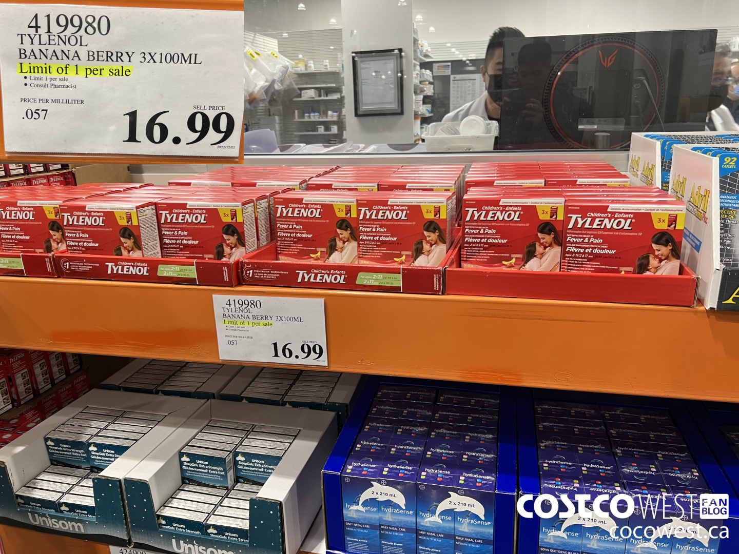 419980 TYLENOL BANANA BERRY 3 X 100ML $16.99