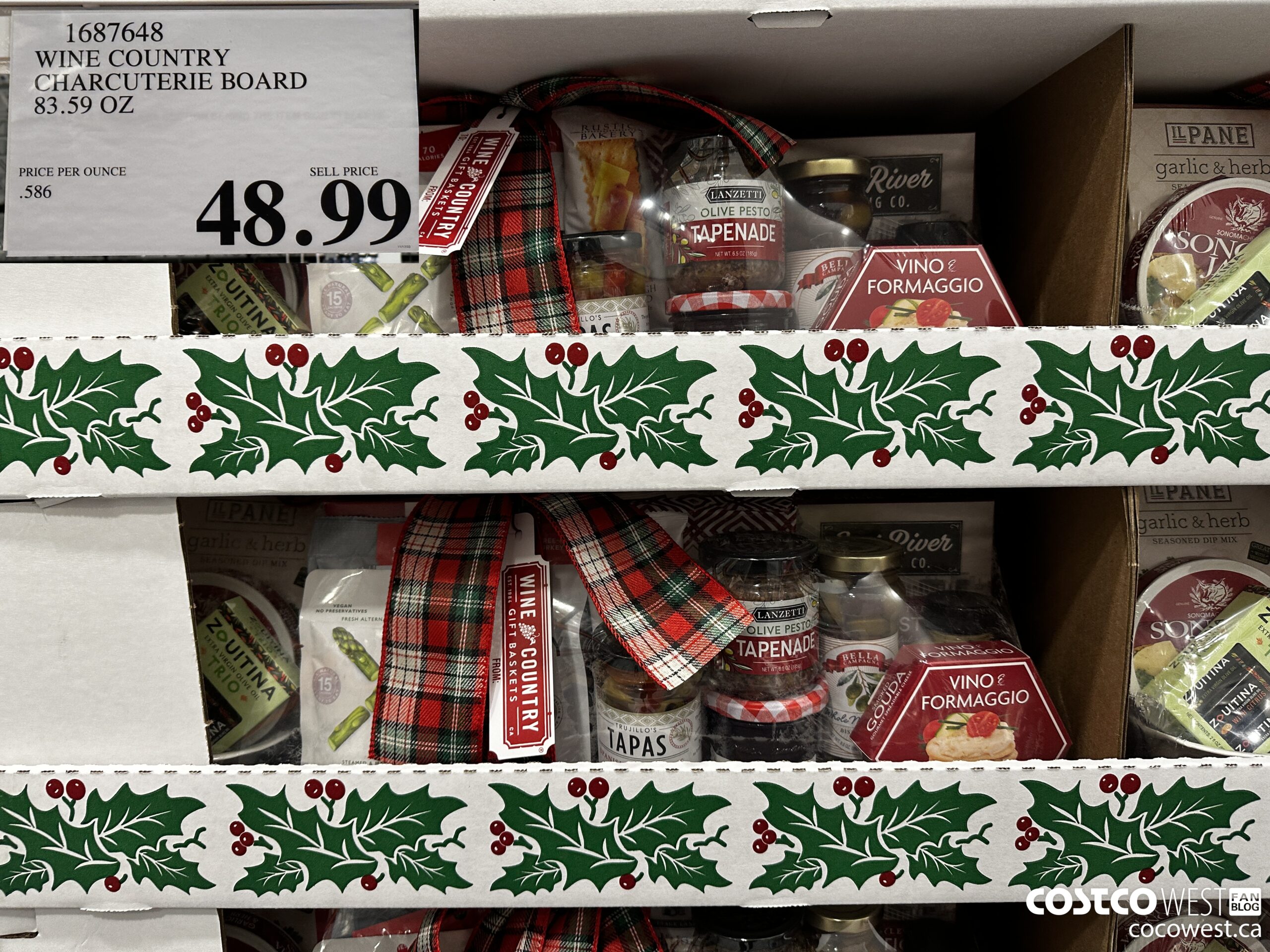 1687648 WINE COUNTRY CHARCUTERIE BOARD 83.59 OZ $48.99