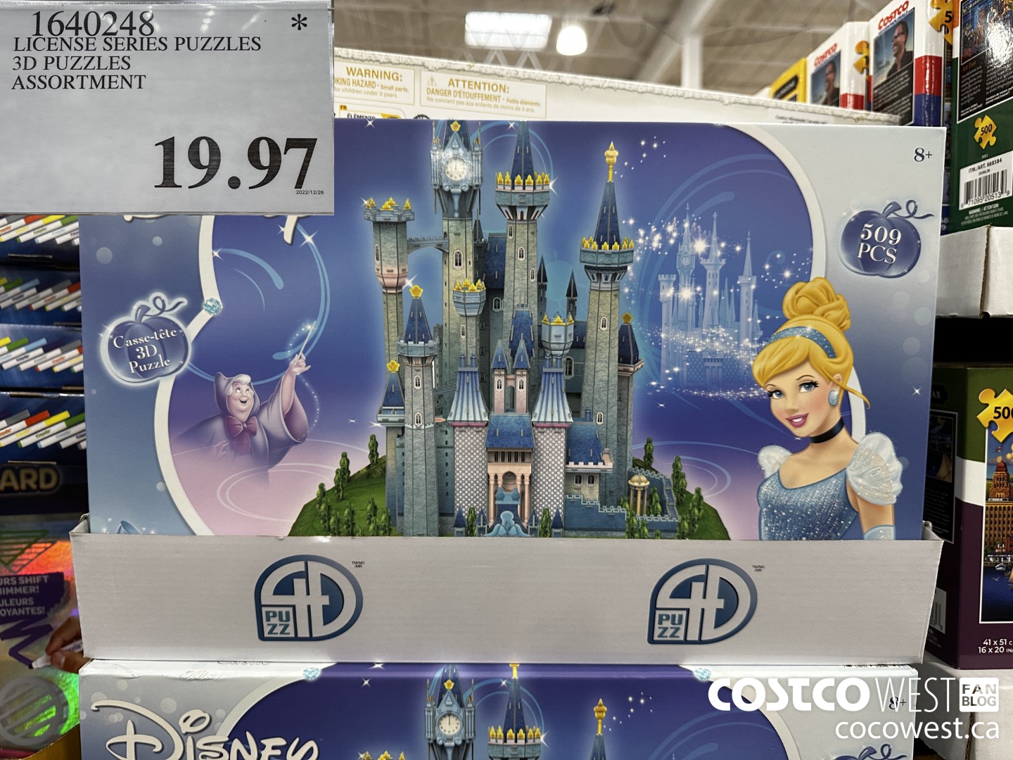 1640248 4D LICENSE SERIES 3D PUZZLES ASSORTMENT $19.97