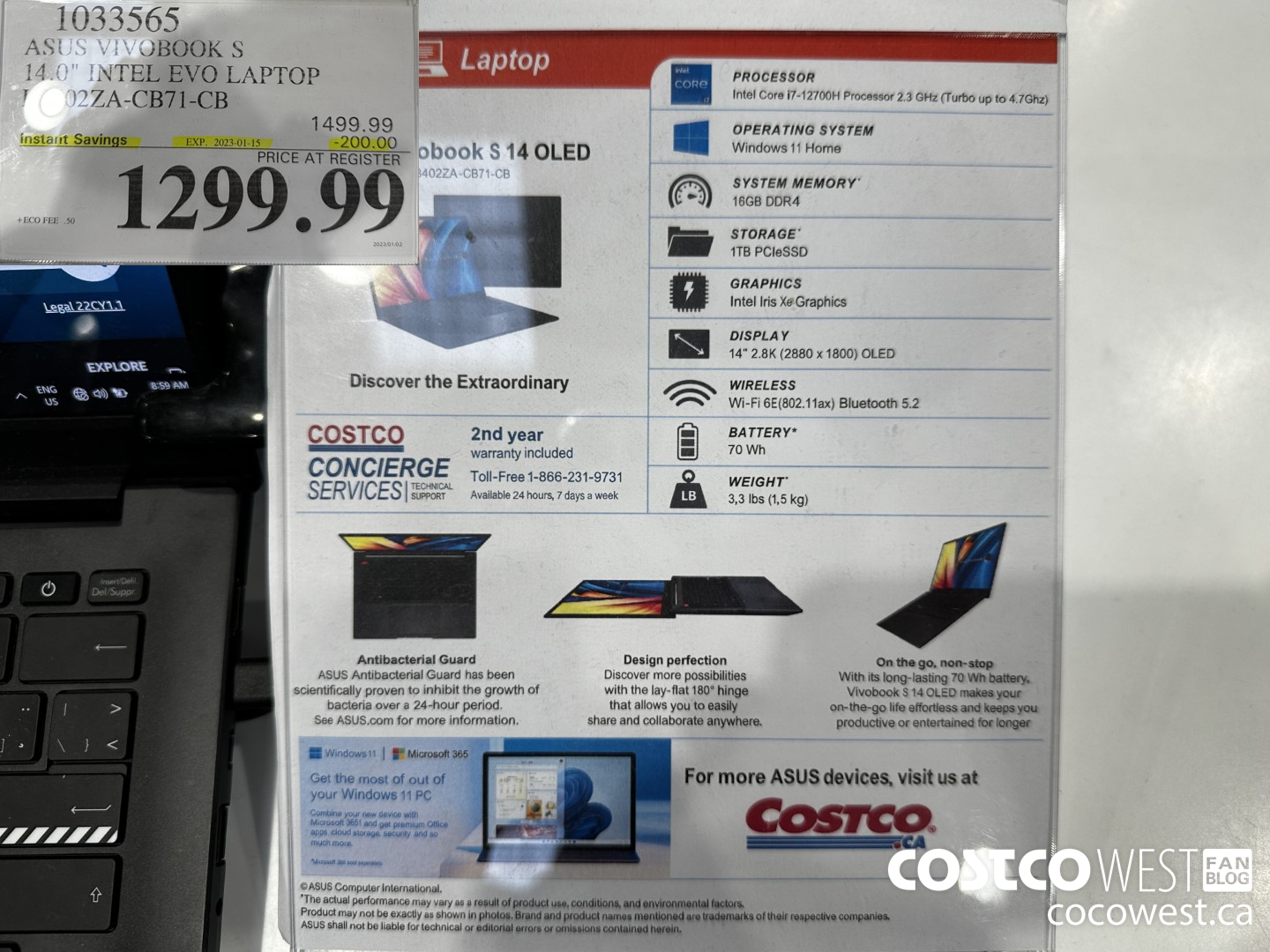 1033565 ASUS VIVOBOOK S 14