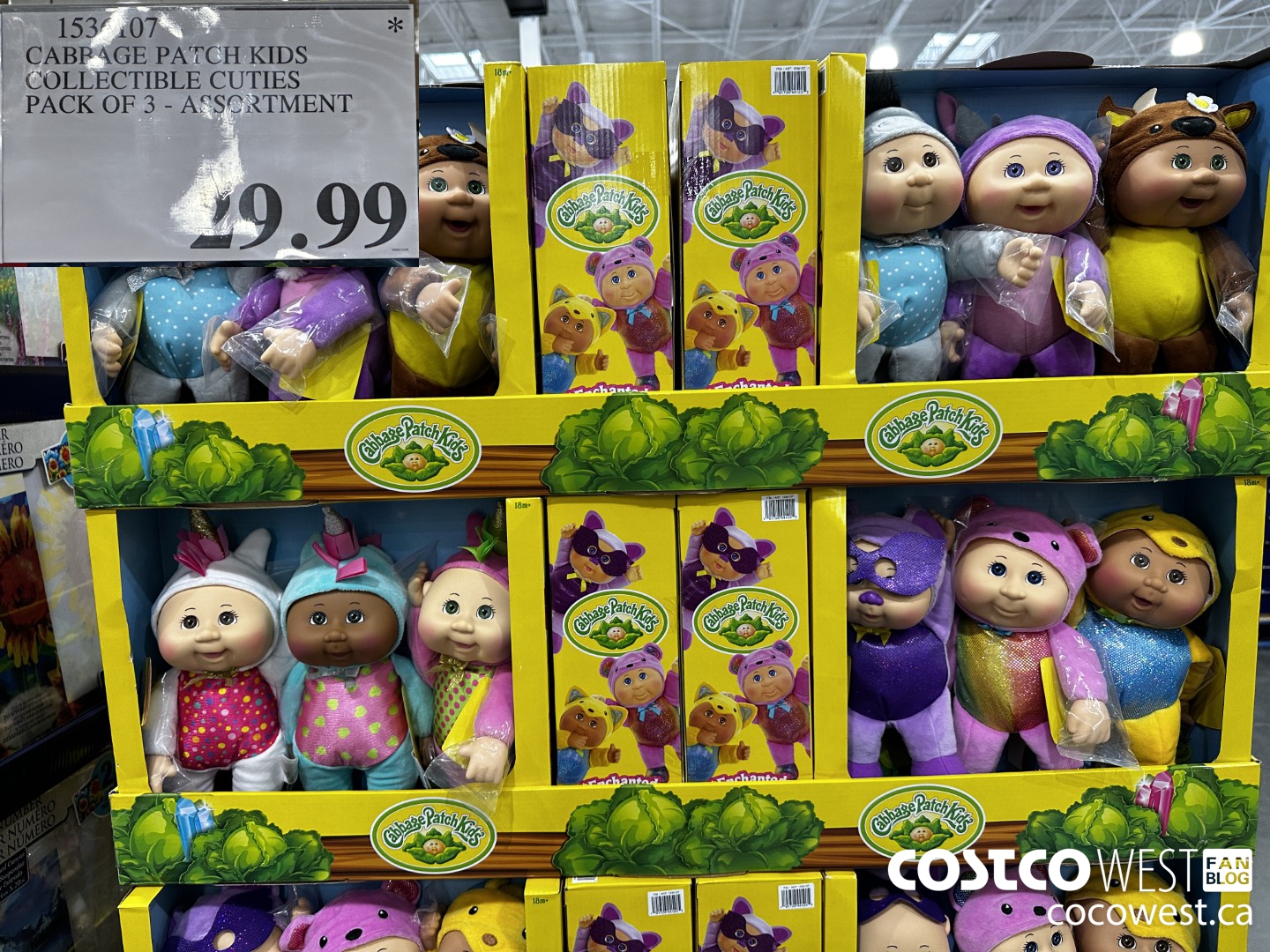 1536107 CABBAGE PATCH KIDS COLLECTIBLE CUTIES ASSORTMENT PACK OF 3 $29.99