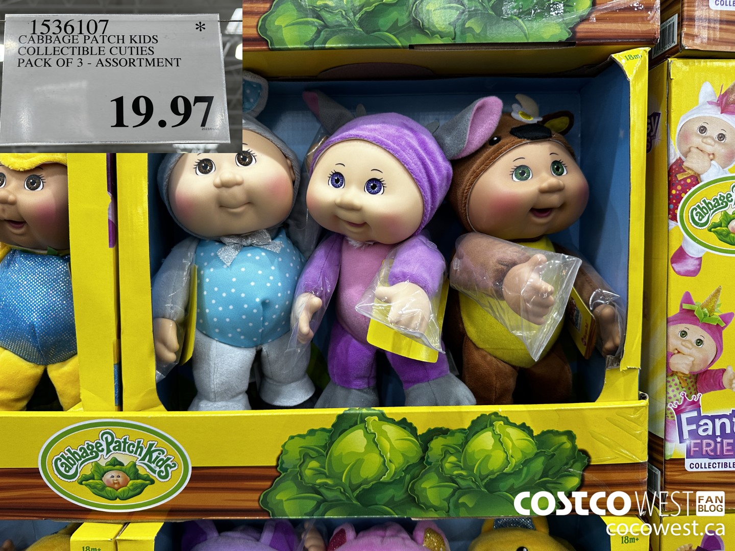 1536107 CABBAGE PATCH KIDS COLLECTIBLE CUTIES ASSORTMENT PACK OF 3 $19.97