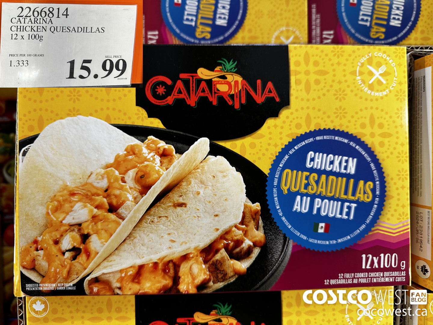 Costco Catarina Chicken Quesadillas Review - Costcuisine