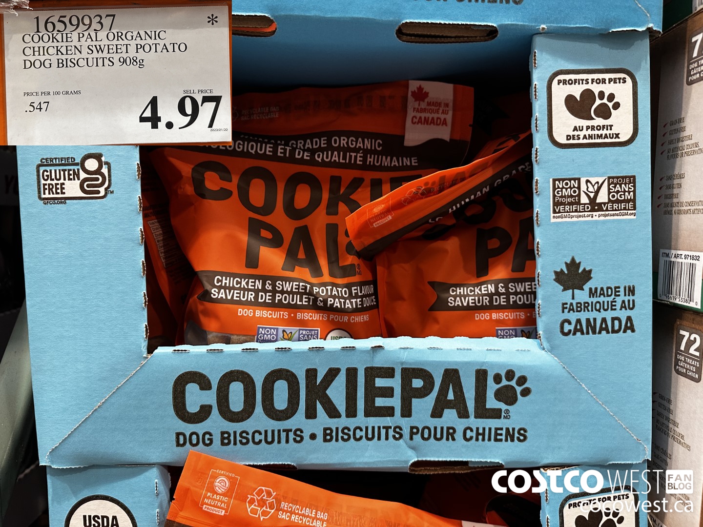 Cookie pal 2025 dog treats costco