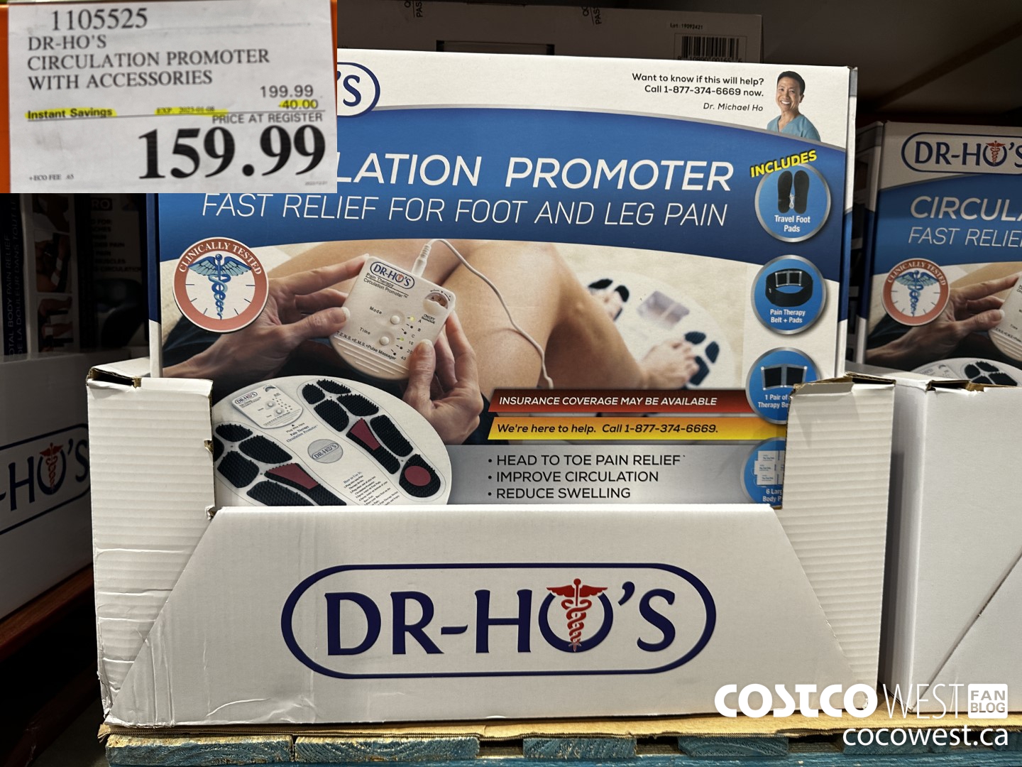 1105525 DR-HO'S CIRCULATION PROMOTER WITH ACCESSORIES ($40.00 INSTANT SAVINGS EXPIRES ON 2023-01-08) $159.99