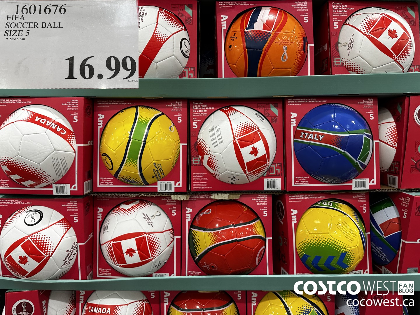 1601676 FIFA SOCCER BALL SIZE 5 $16.99
