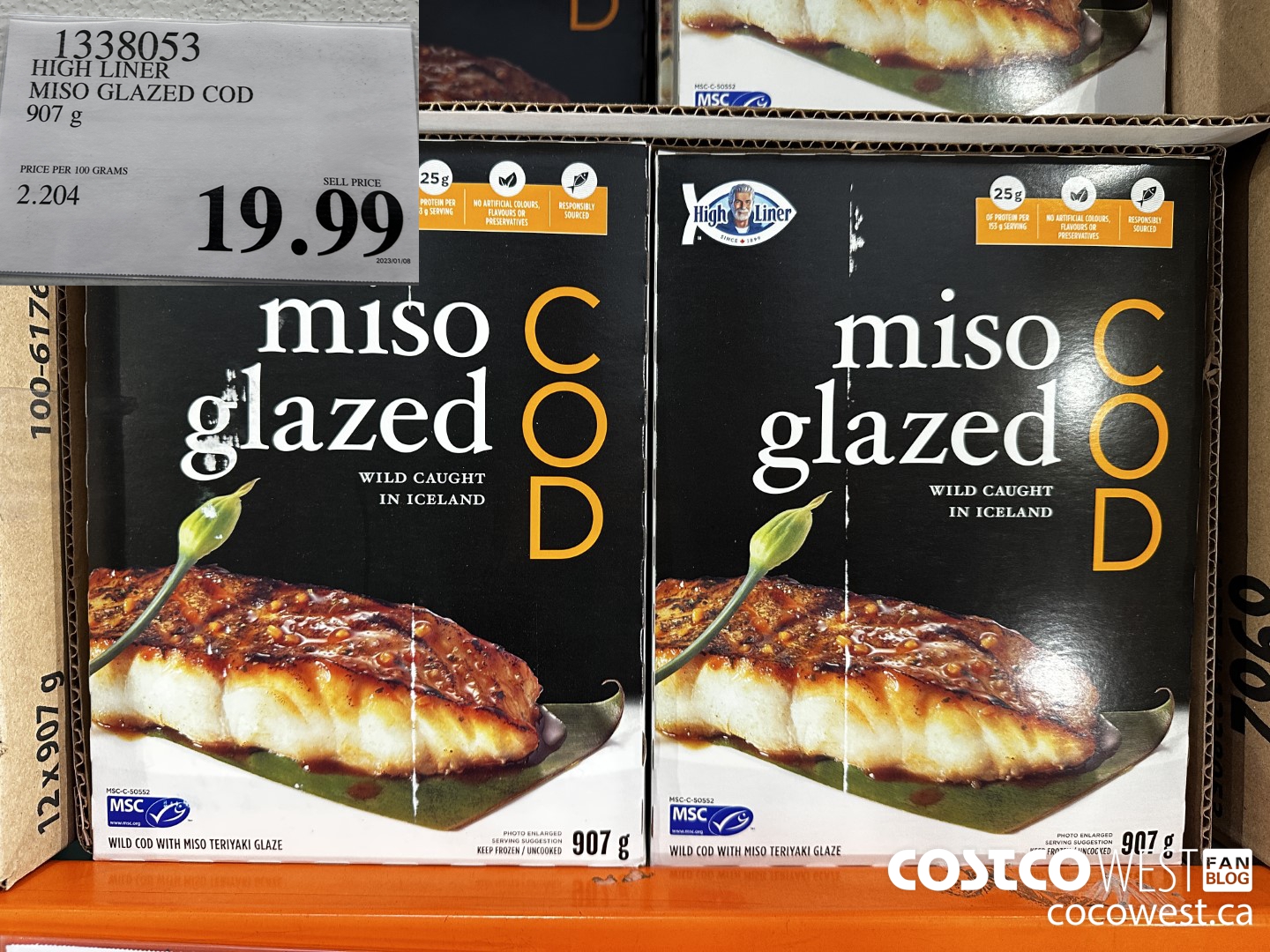 1338053 HIGH LINER MISO GLAZED COD $19.99
