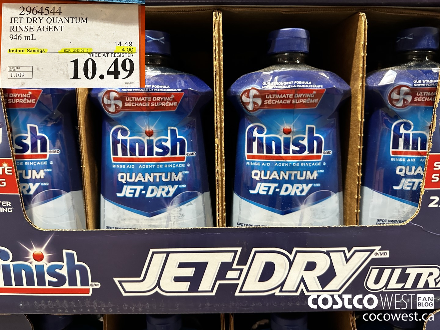 FINISH® Jet-Dry® Quantum® Rinse Aid - ULTRA (Canada)