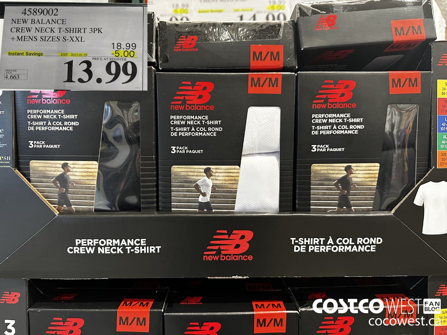 4589002 NEW BALANCE CREW NECK T-SHIRT 3PK MENS SIZES S-XXL ($5.00 INSTANT SAVINGS EXPIRES ON 2023-01-29) $13.99