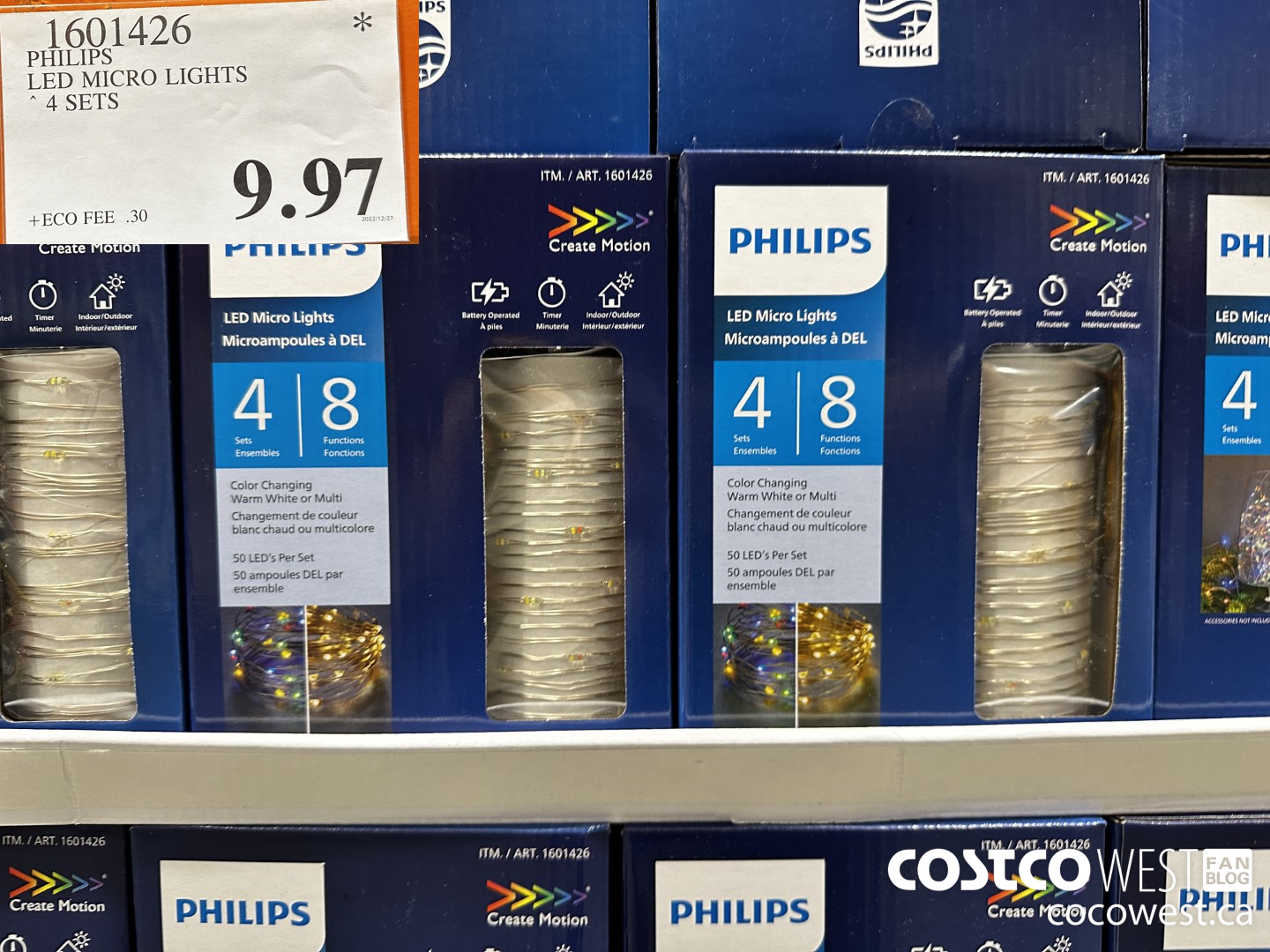 1601426 PHILIPS LED MICRO LIGHTS 4 SETS $9.97
