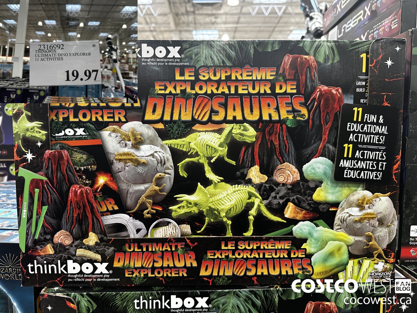 2316992 THINKBOX ULTIMATE DINO EXPLORER 11 ACTIVITIES $19.97